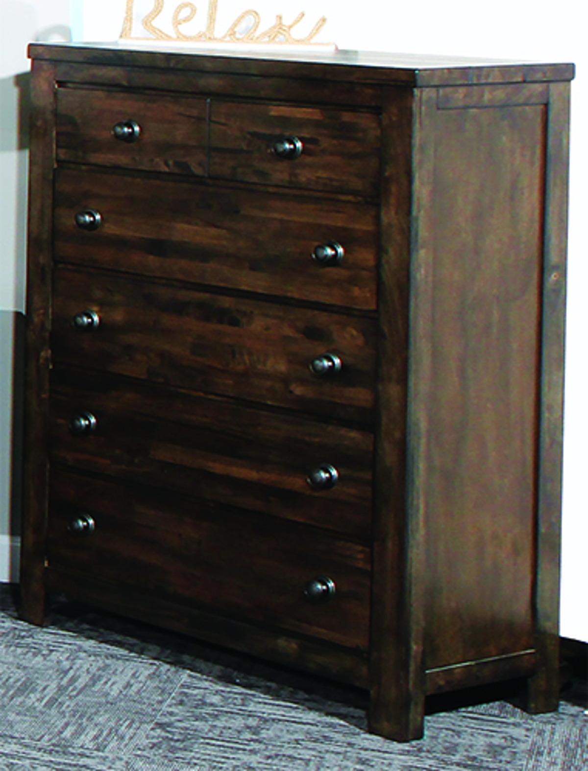 New Classic Furniture Blue Ridge Chest in Rustic Gray - Ideal Furniture (Fresno,CA)