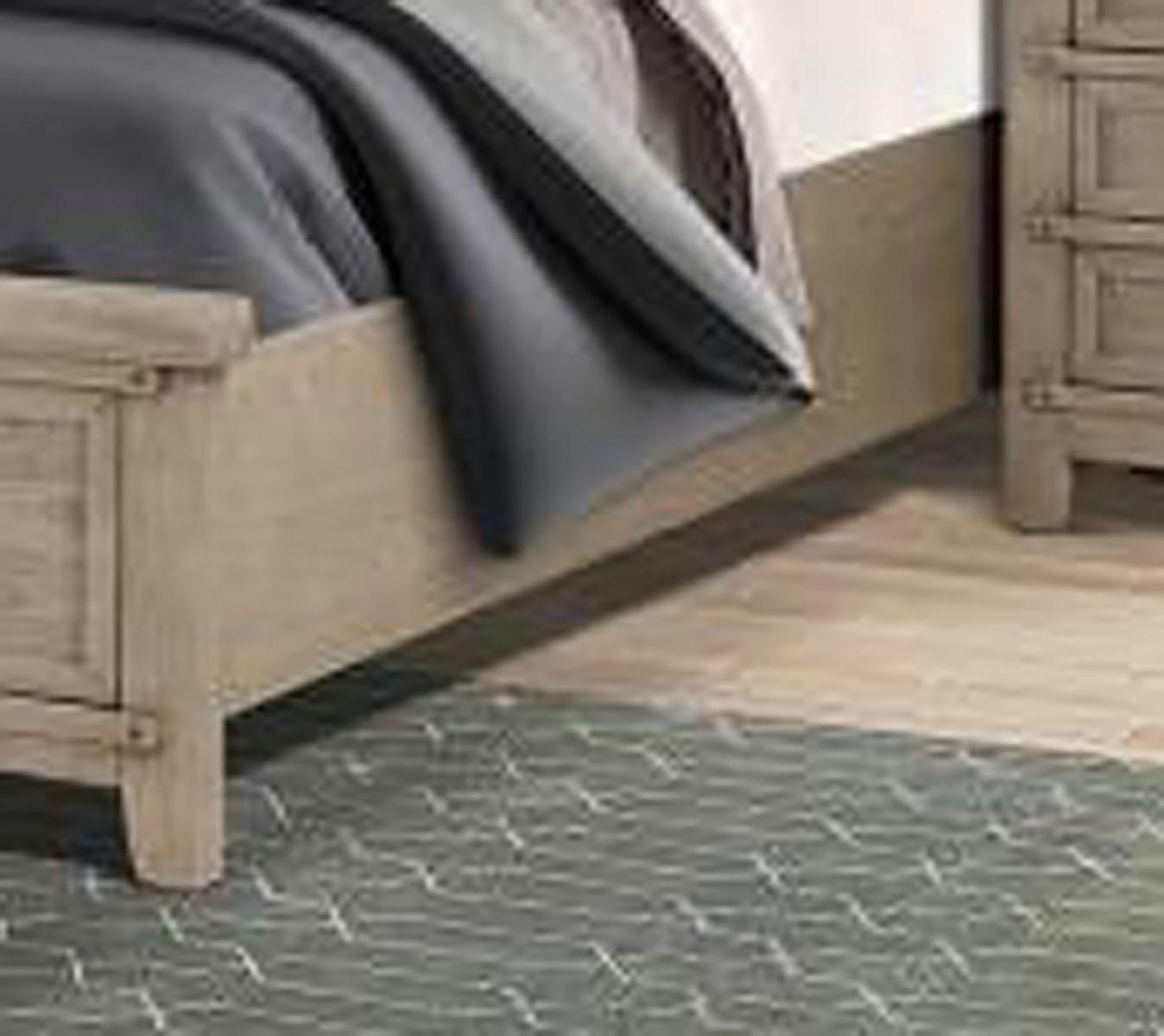 New Classic Furniture Fairfax Queen Storage Bed in Driftwood - Ideal Furniture (Fresno,CA)