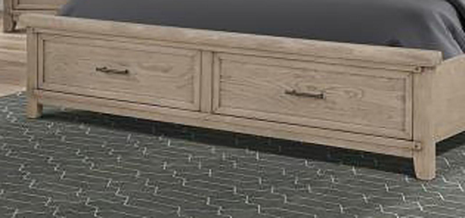 New Classic Furniture Fairfax Queen Storage Bed in Driftwood - Ideal Furniture (Fresno,CA)