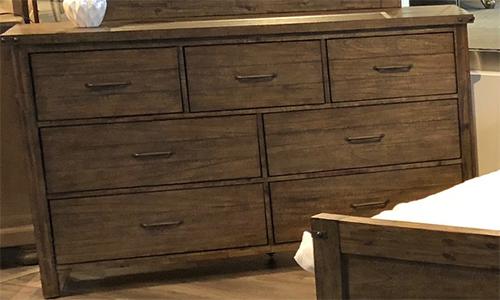 New Classic Furniture Galleon Dresser in Weathered Walnut - Ideal Furniture (Fresno,CA)