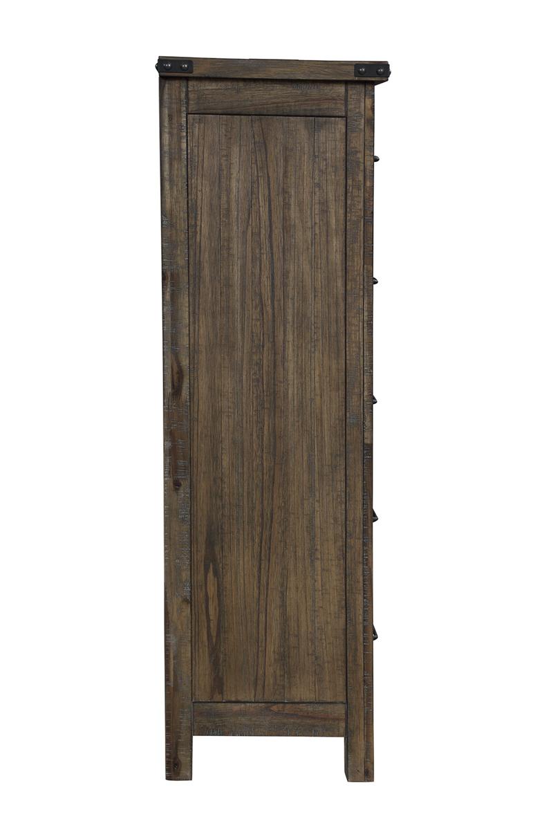 New Classic Furniture Galleon Chest in Weathered Walnut - Ideal Furniture (Fresno,CA)