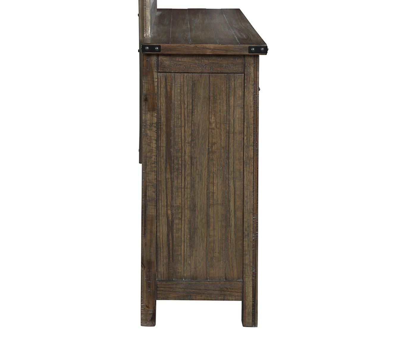 New Classic Furniture Galleon Dresser in Weathered Walnut - Ideal Furniture (Fresno,CA)