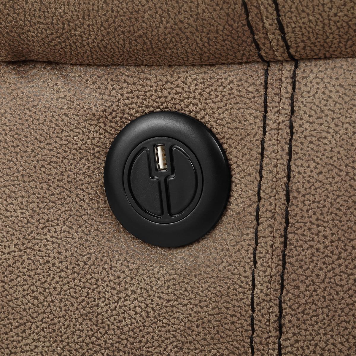 New Classic Furniture Harley Glider Recliner in Light Brown - Ideal Furniture (Fresno,CA)