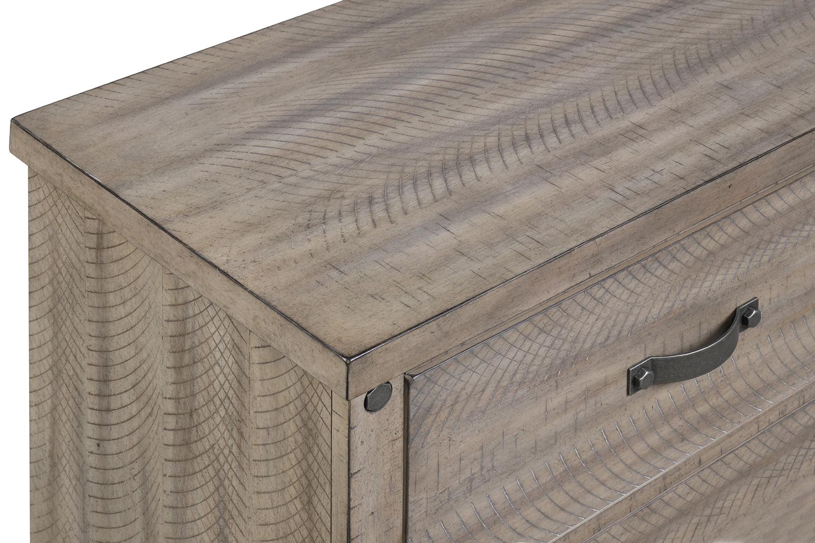 New Classic Furniture Marwick 2 Drawer Nightstand in Sand - Ideal Furniture (Fresno,CA)