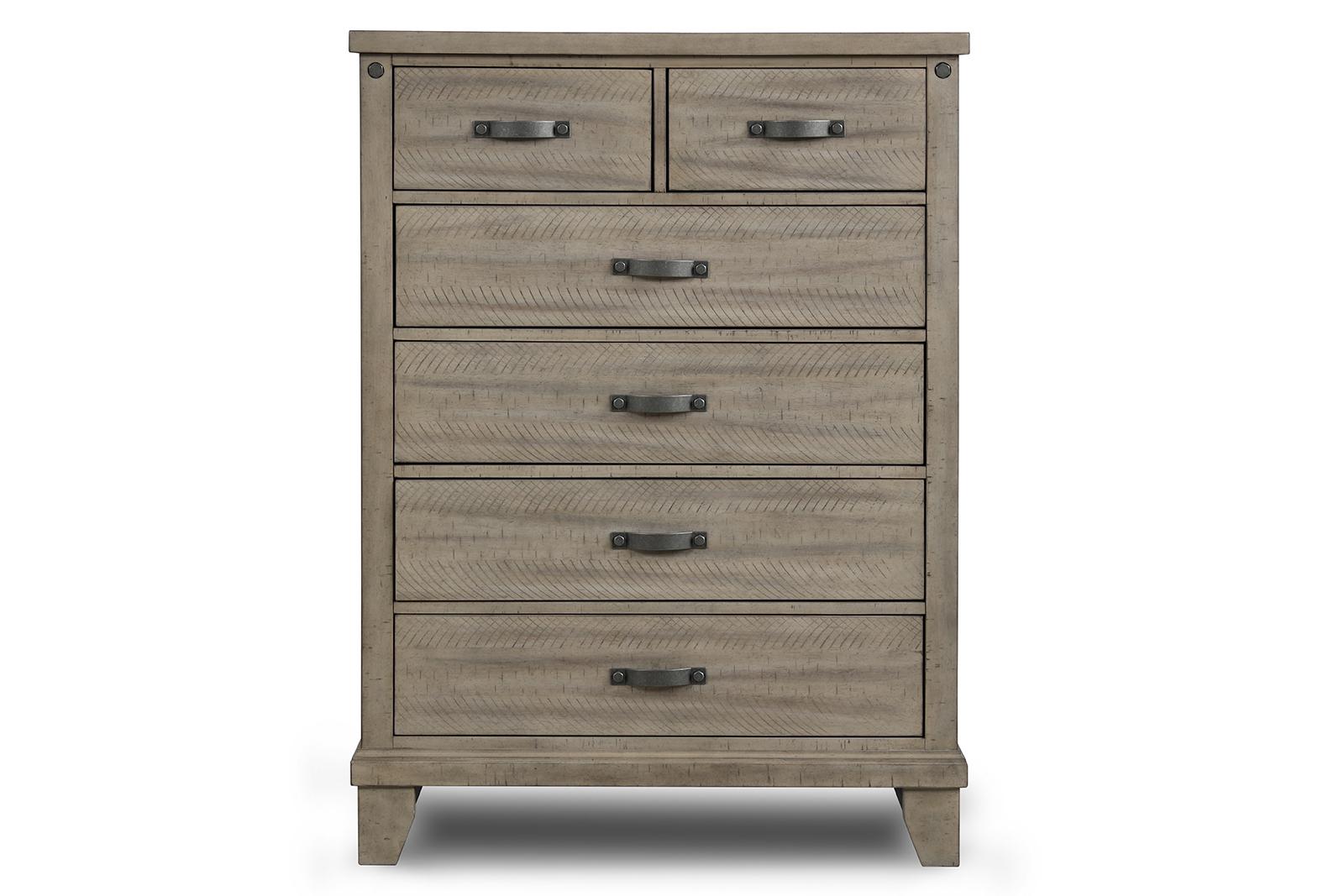 New Classic Furniture Marwick 6 Drawer Chest in Sand - Ideal Furniture (Fresno,CA)