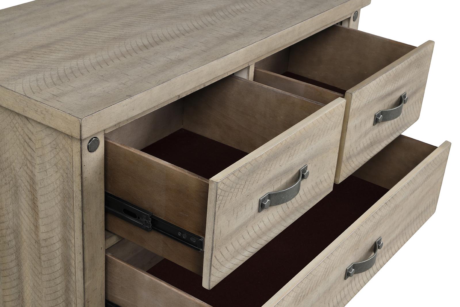 New Classic Furniture Marwick 6 Drawer Chest in Sand - Ideal Furniture (Fresno,CA)