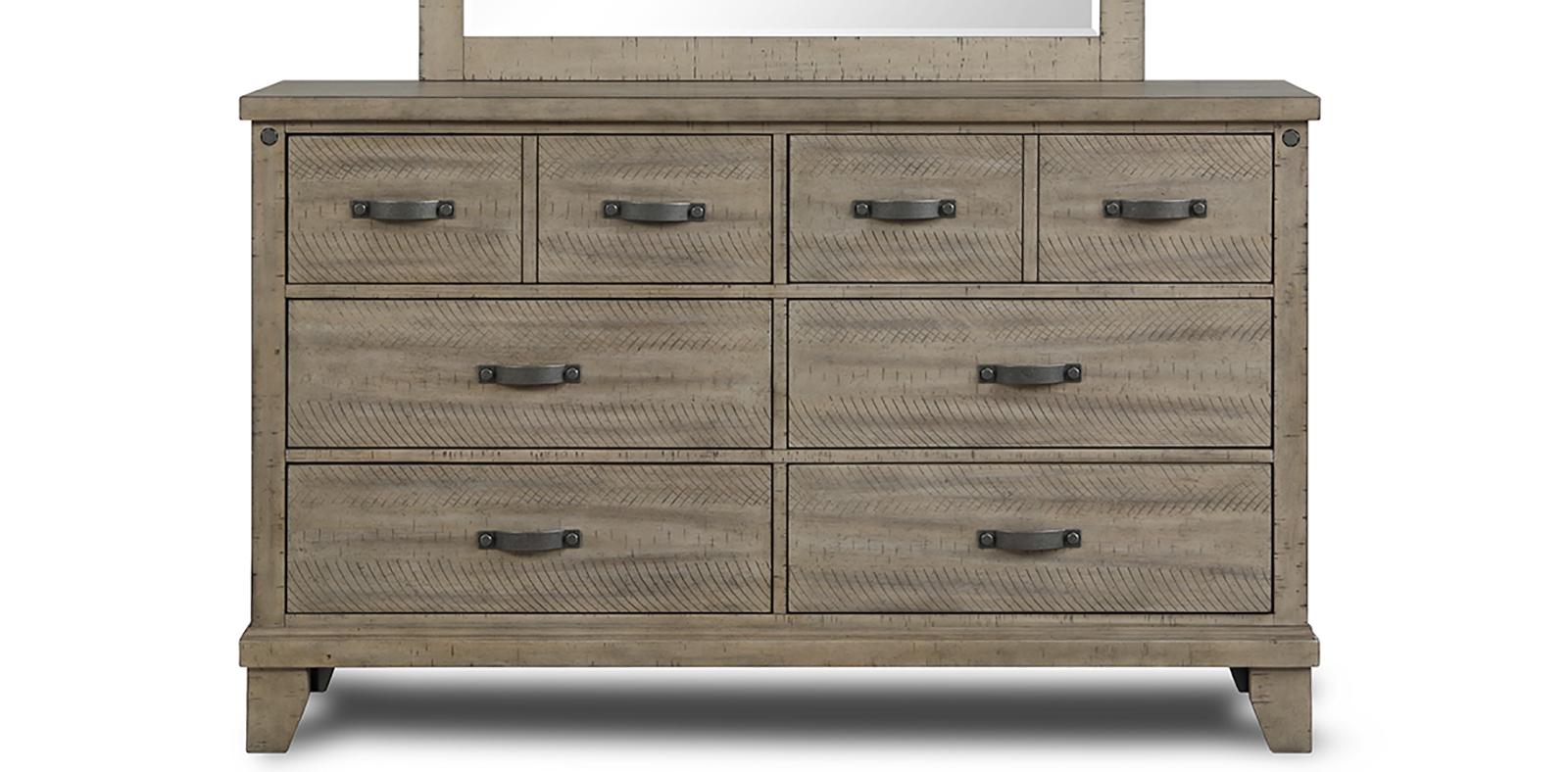 New Classic Furniture Marwick 8 Drawer Dresser in Sand - Ideal Furniture (Fresno,CA)