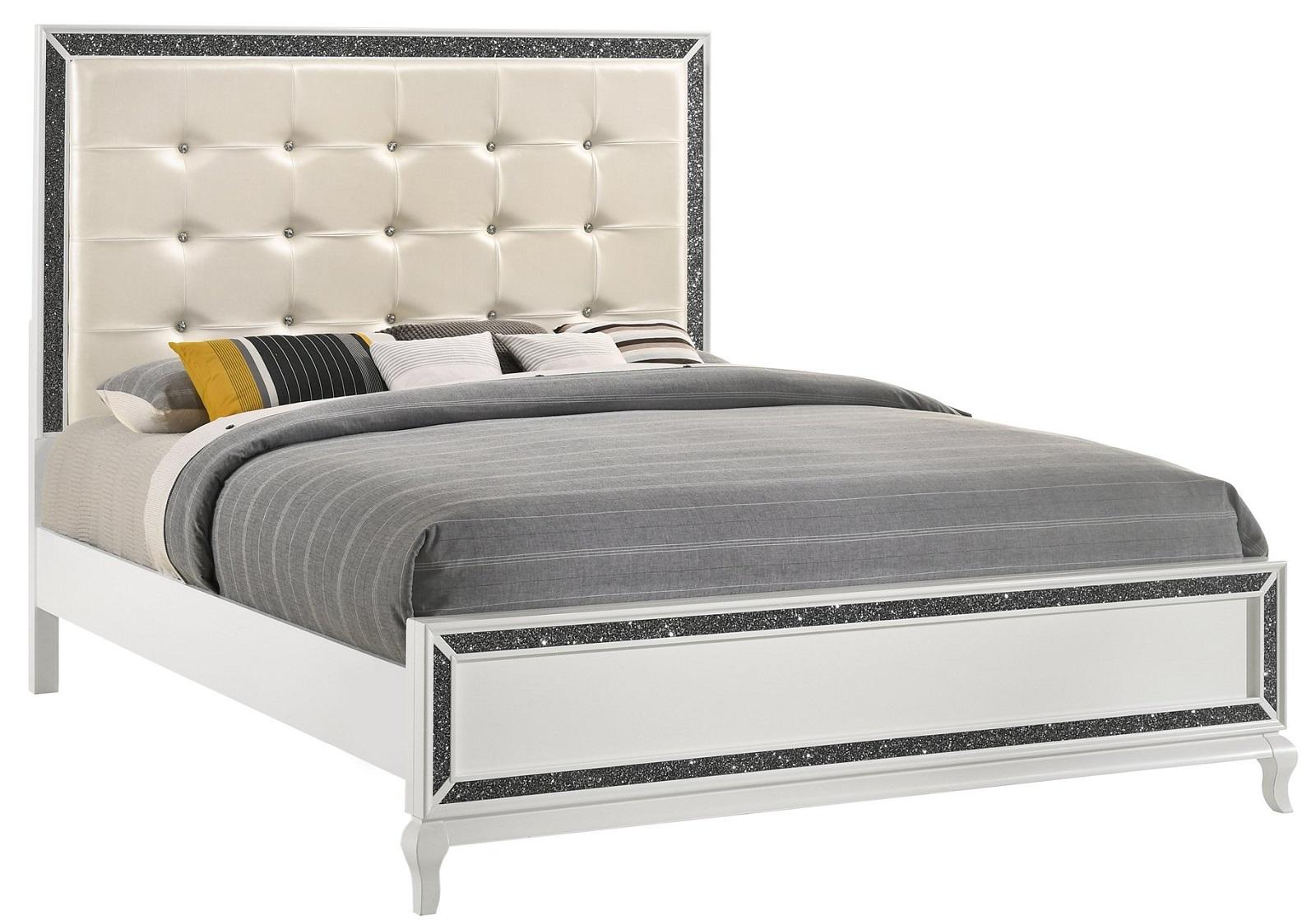 New Classic Furniture Park Imperial King Bed in White - Ideal Furniture (Fresno,CA)