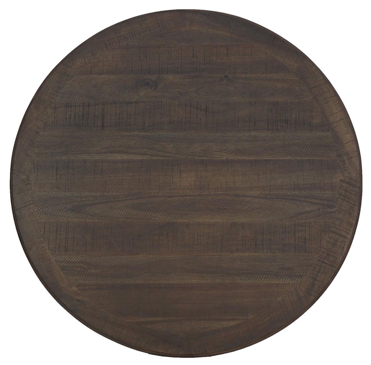 New Classic Furniture Prairie Point Round Counter Height Table in Black - Ideal Furniture (Fresno,CA)