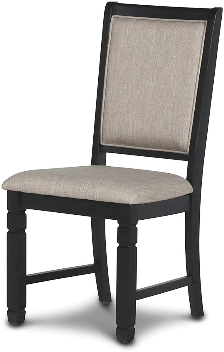 New Classic Furniture Prairie Point Side Chair in Black (Set of 2) - Ideal Furniture (Fresno,CA)