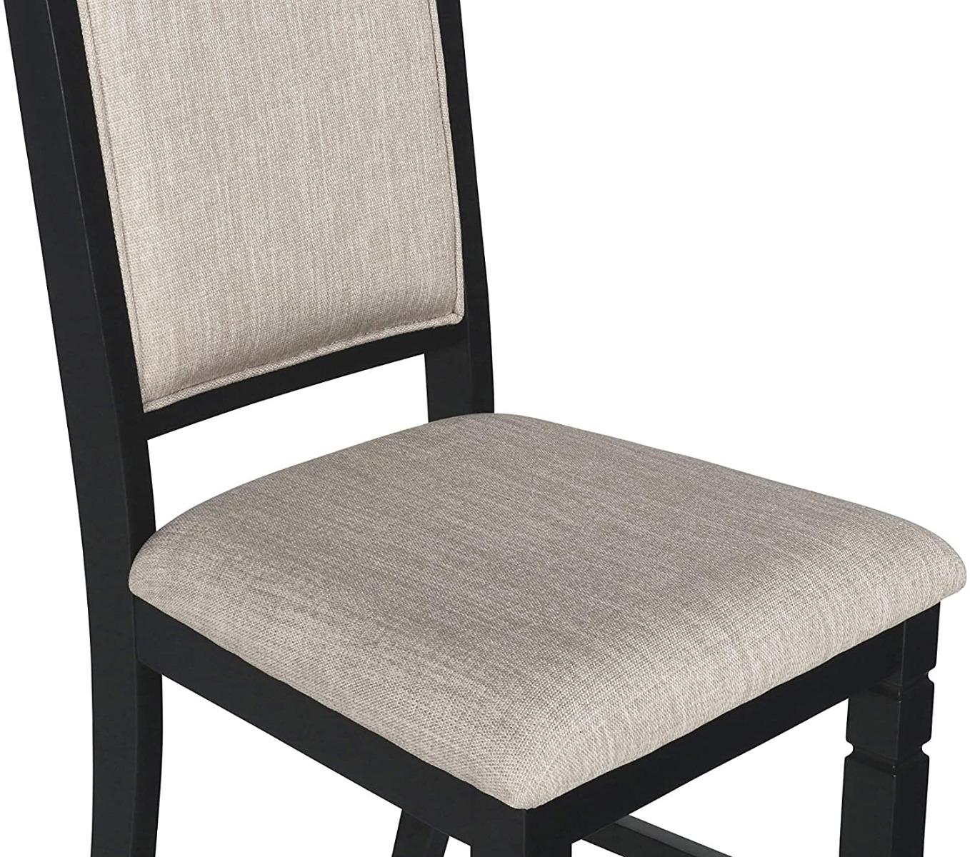 New Classic Furniture Prairie Point Side Chair in Black (Set of 2) - Ideal Furniture (Fresno,CA)