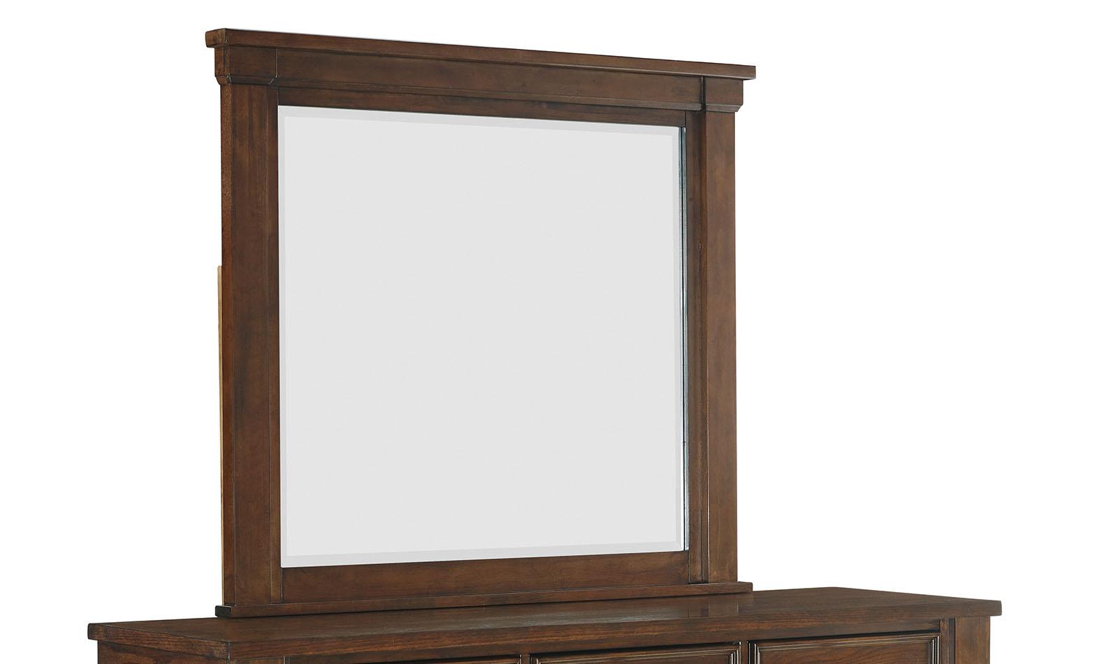 New Classic Furniture Providence Mirror in Dark Oak