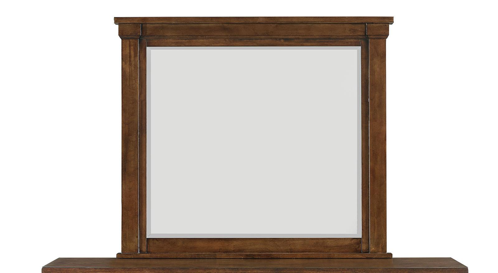 New Classic Furniture Providence Mirror in Dark Oak - Ideal Furniture (Fresno,CA)