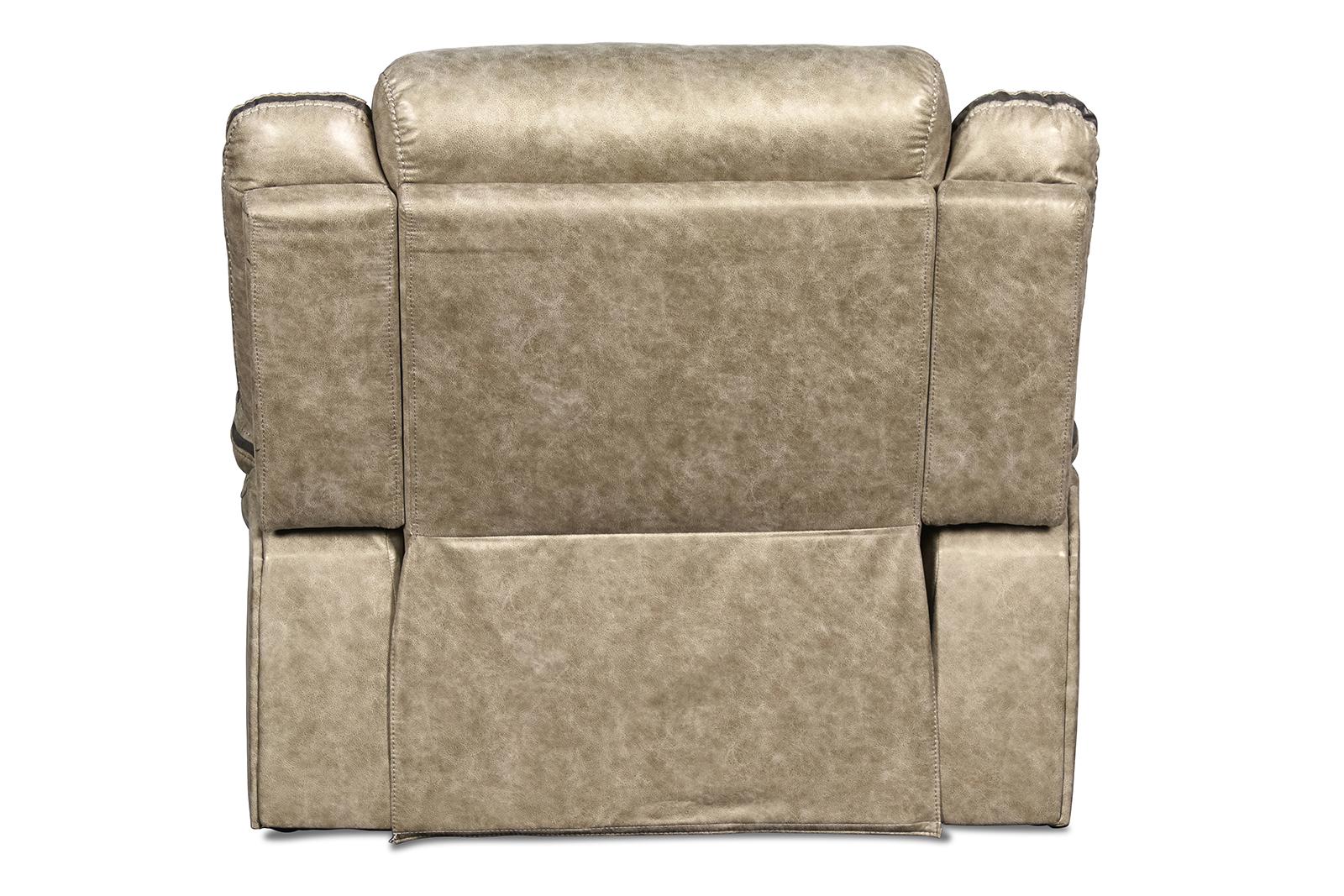 New Classic Furniture Roswell Swivel Glider Recliner in Pewter - Ideal Furniture (Fresno,CA)