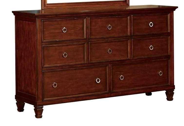 New Classic Furniture Tamarack Dresser in Brown Cherry - Ideal Furniture (Fresno,CA)