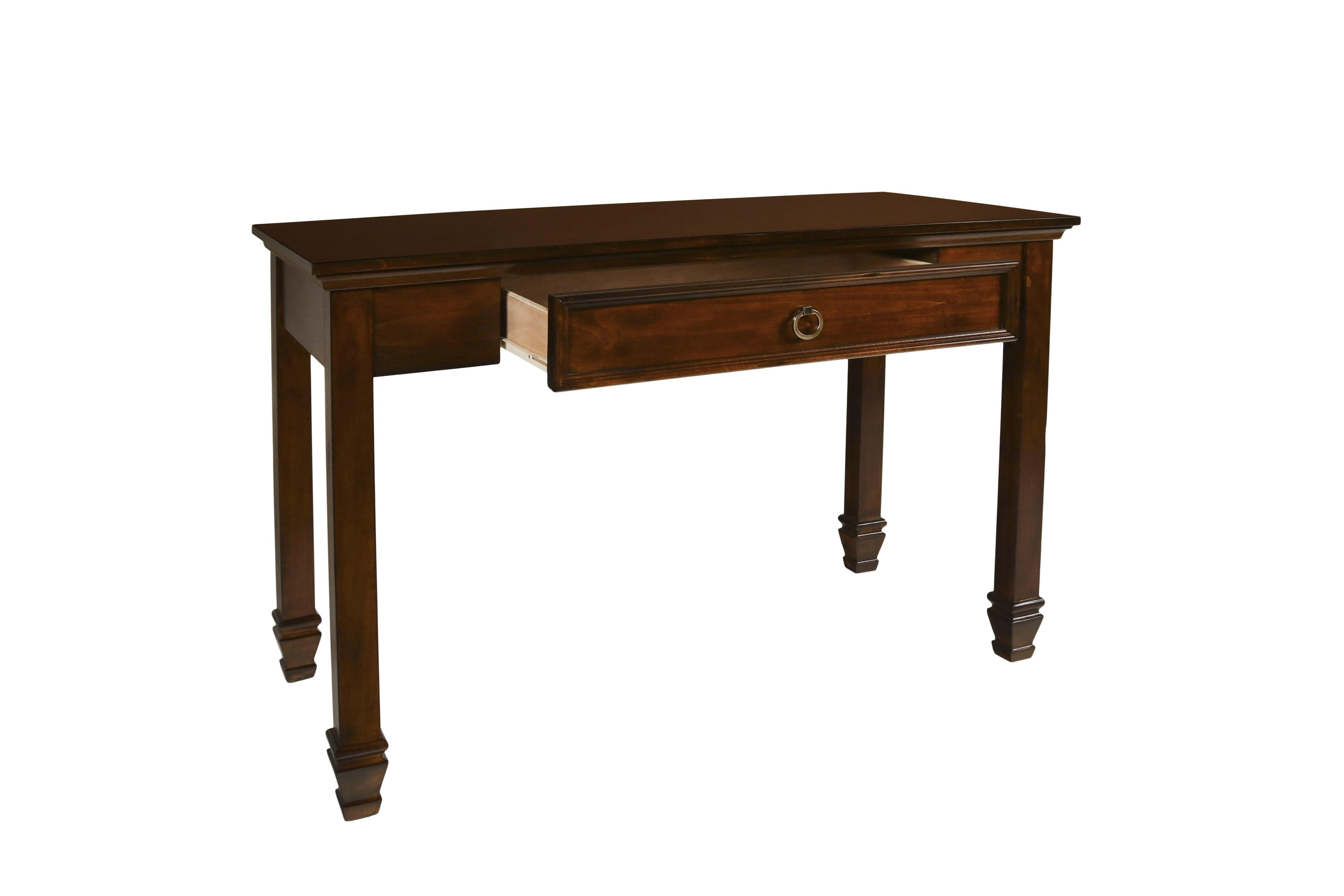 New Classic Furniture Tamarack Desk in Brown Cherry - Ideal Furniture (Fresno,CA)