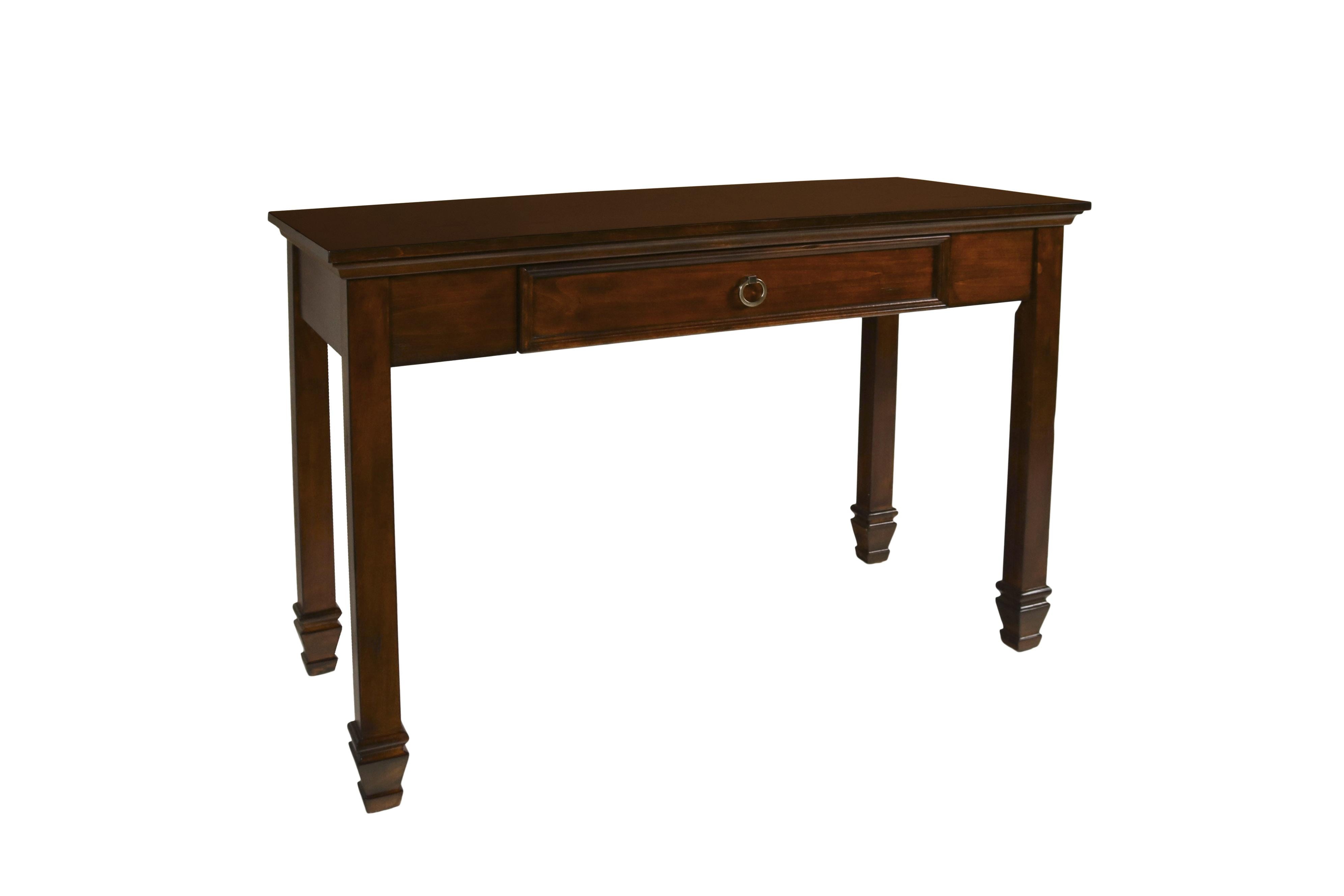 New Classic Furniture Tamarack Desk in Brown Cherry - Ideal Furniture (Fresno,CA)