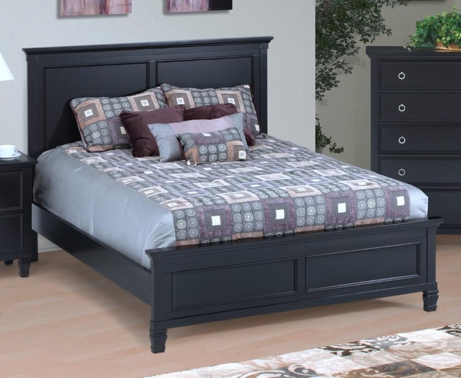 New Classic Furniture Tamarack Full Bed in Black - Ideal Furniture (Fresno,CA)
