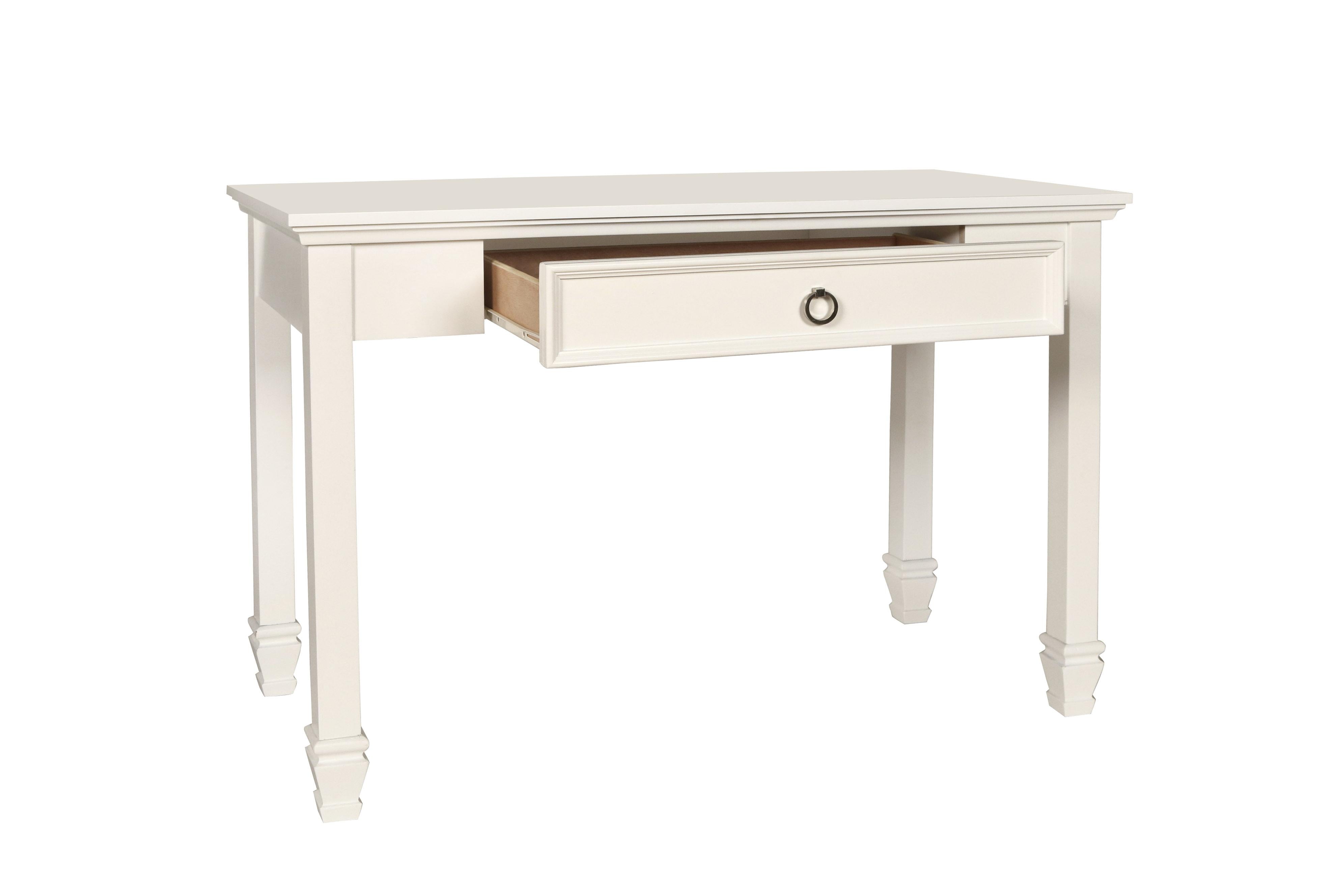 New Classic Furniture Tamarack Desk in White - Ideal Furniture (Fresno,CA)