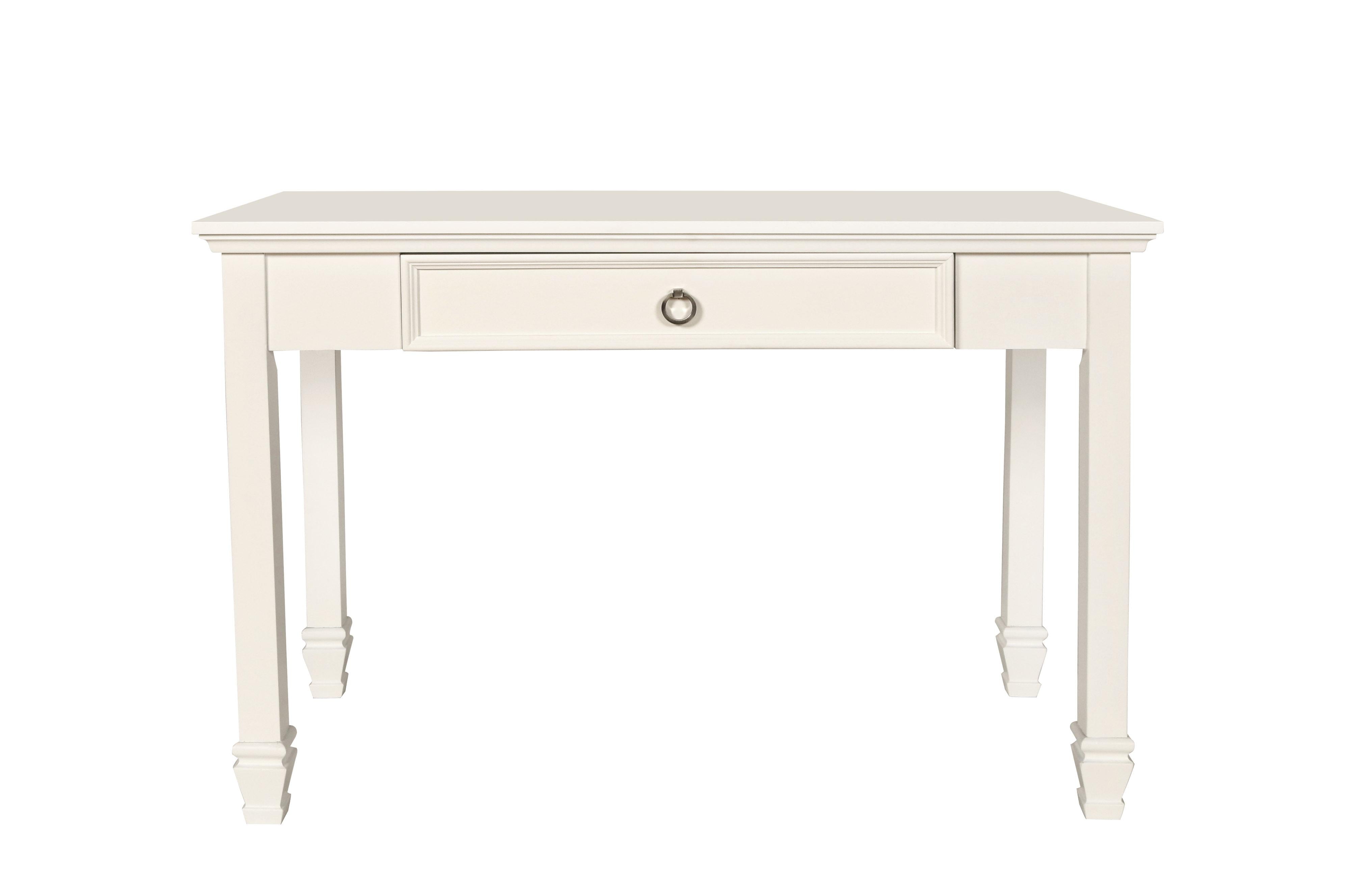 New Classic Furniture Tamarack Desk in White - Ideal Furniture (Fresno,CA)