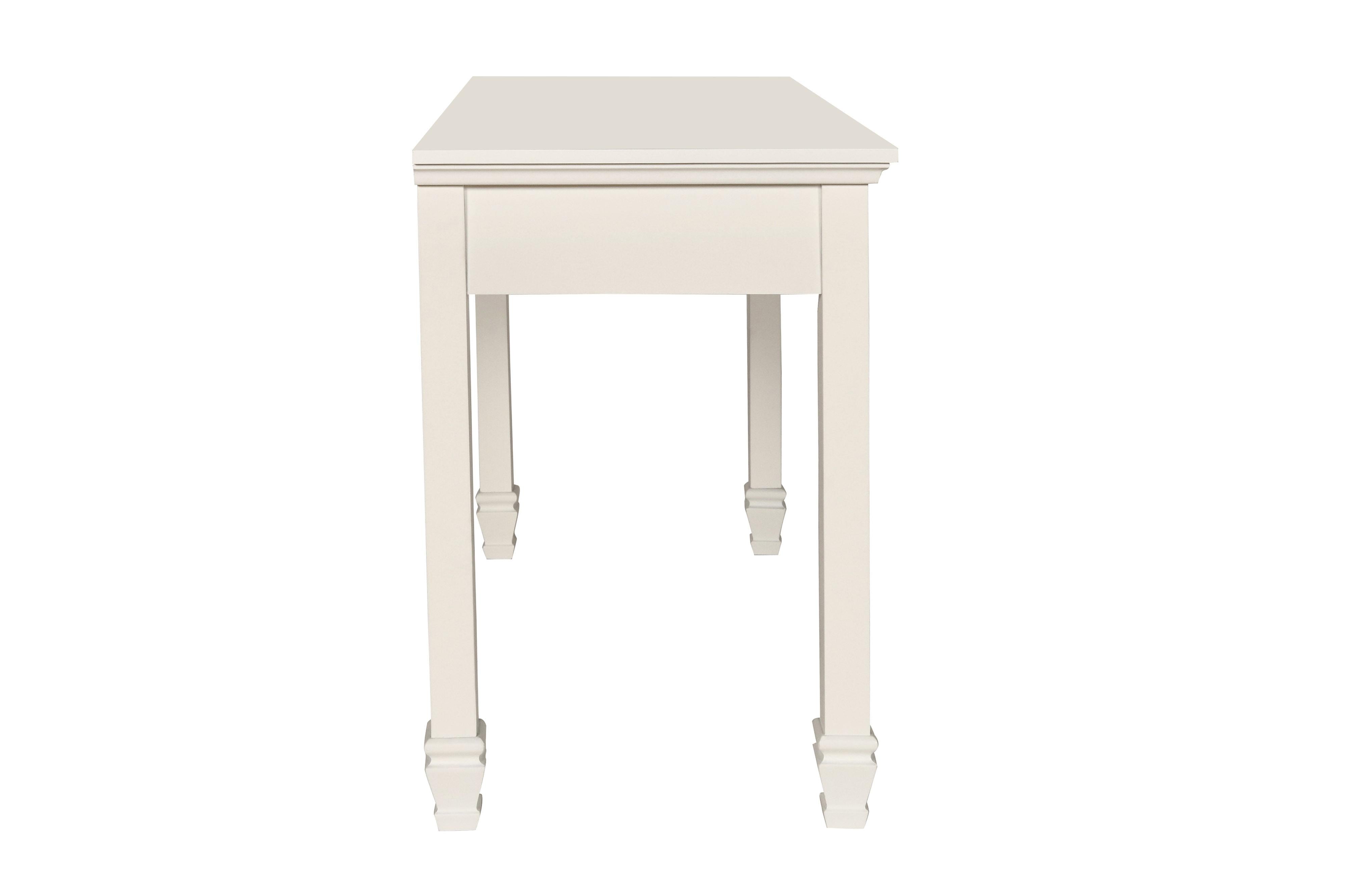 New Classic Furniture Tamarack Desk in White - Ideal Furniture (Fresno,CA)