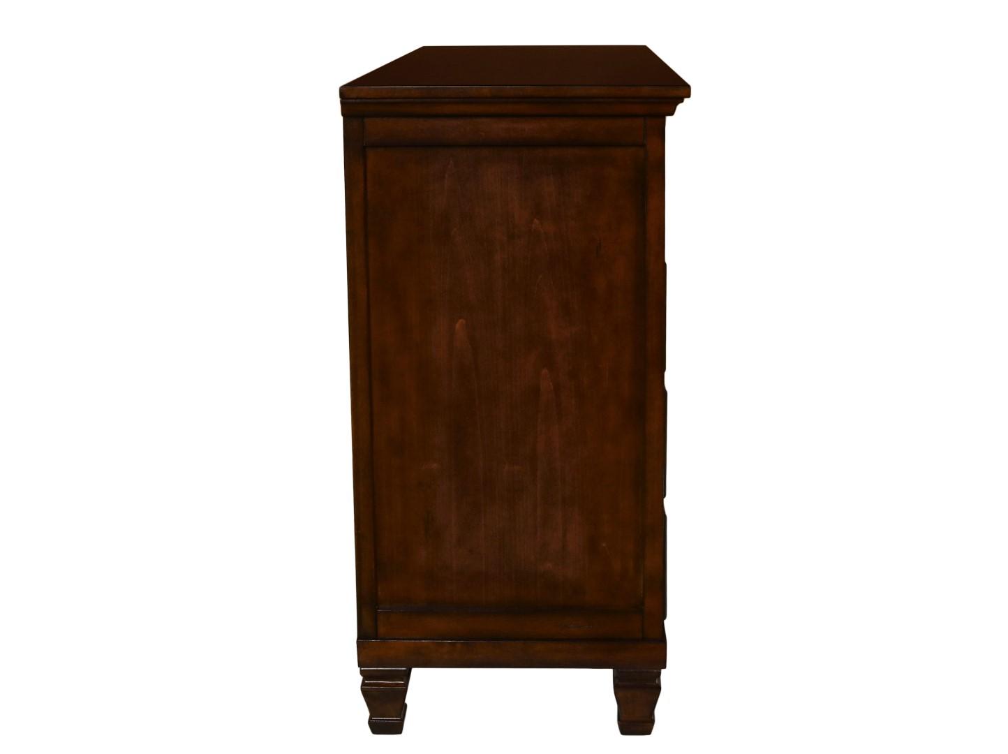 New Classic Furniture Tamarack Media Chest in Brown Cherry - Ideal Furniture (Fresno,CA)