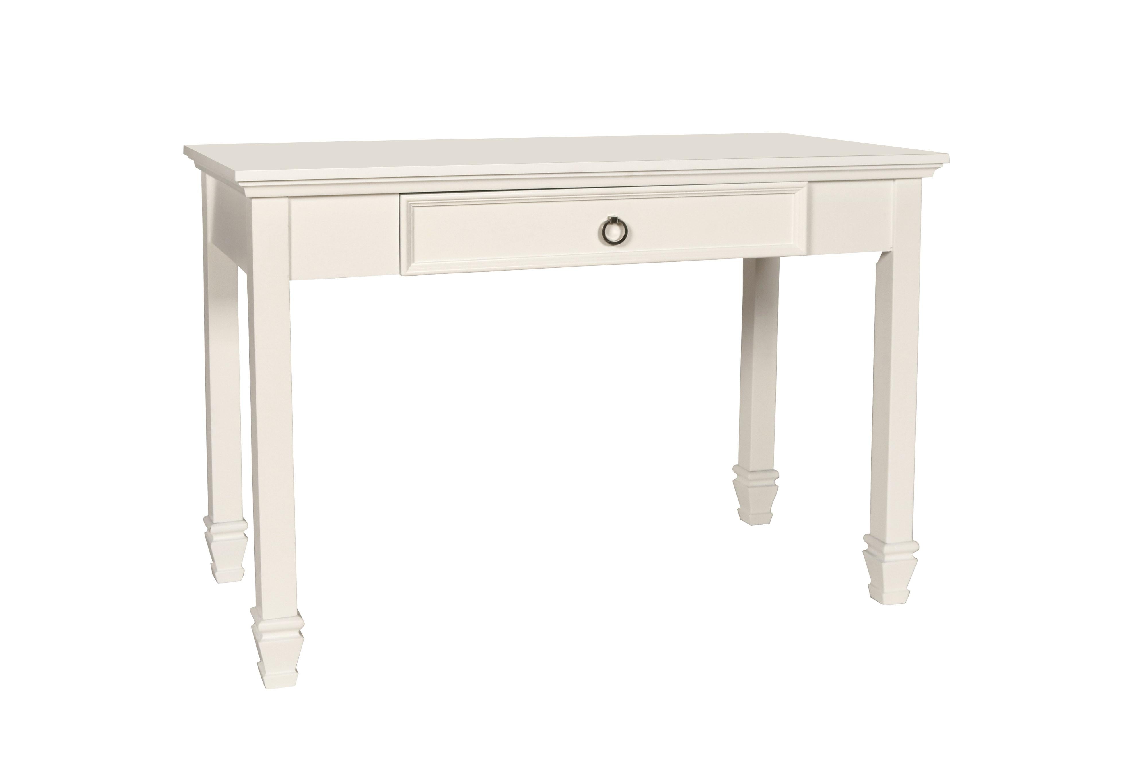New Classic Furniture Tamarack Desk in White - Ideal Furniture (Fresno,CA)
