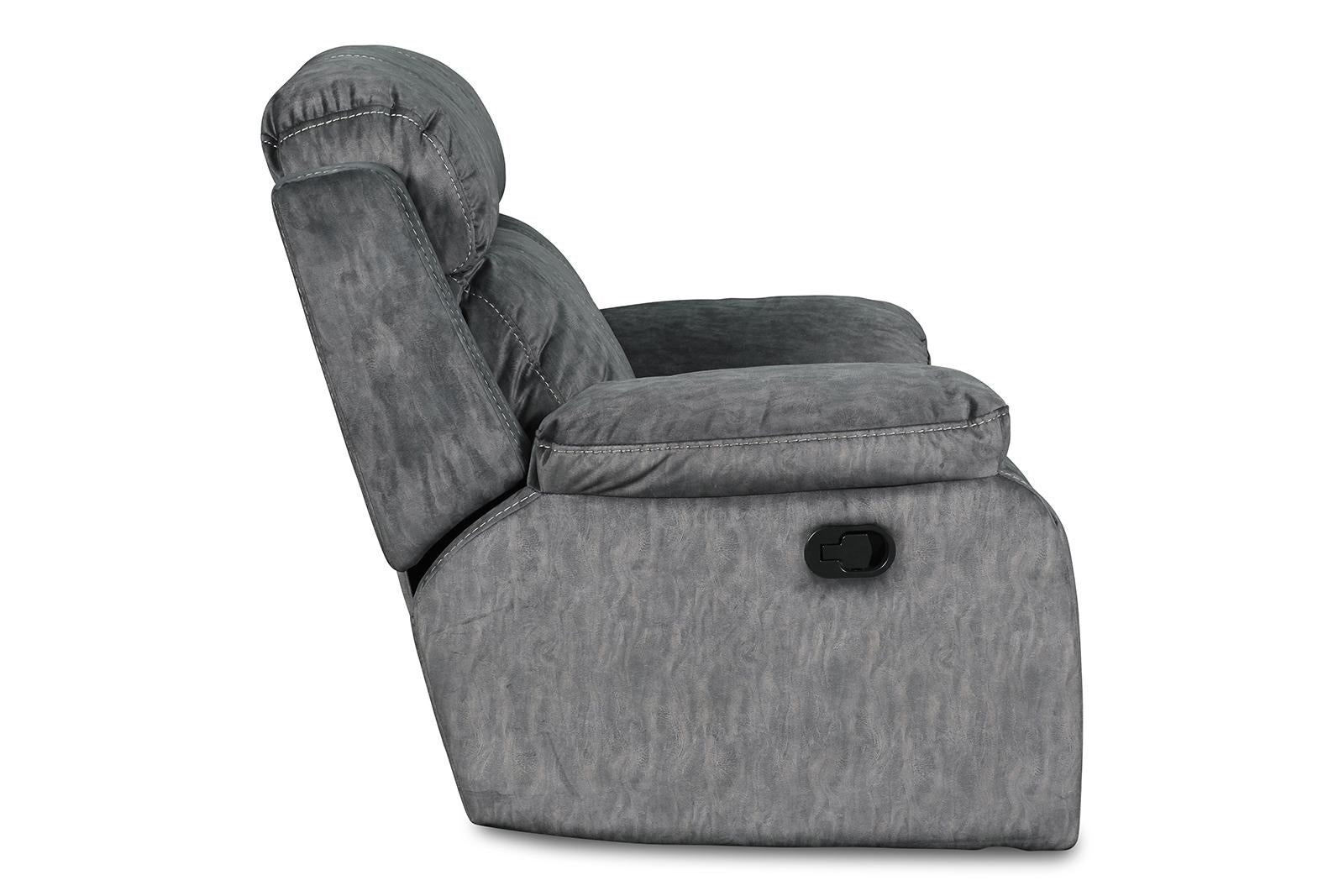 New Classic Furniture Tango Glider Recliner with Power Footrest in Shadow - Ideal Furniture (Fresno,CA)