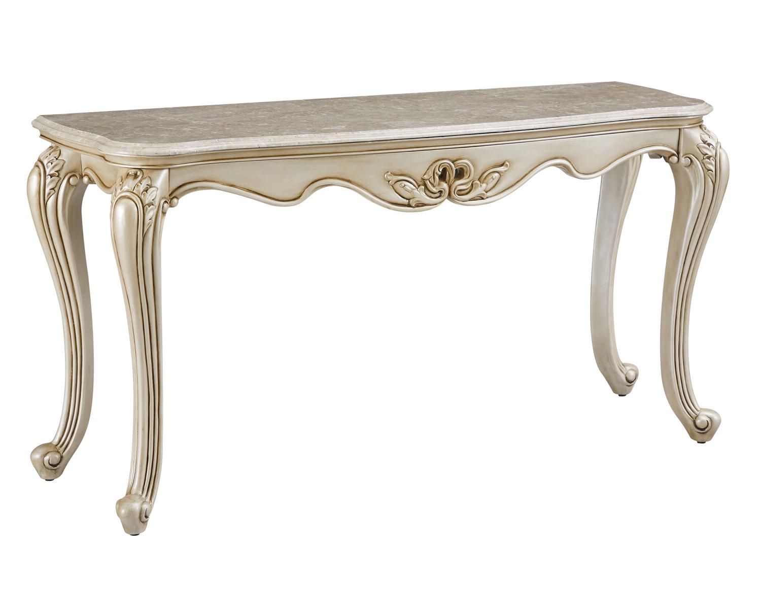 New Classic Monique Console Table in Pearl - Ideal Furniture (Fresno,CA)