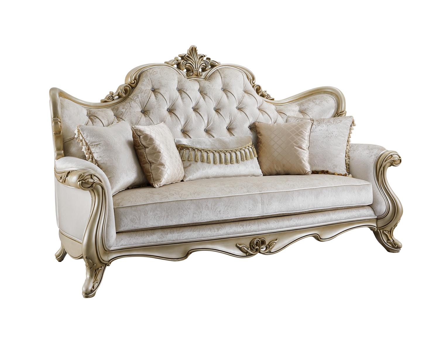 New Classic Monique Sofa in Pearl - Ideal Furniture (Fresno,CA)