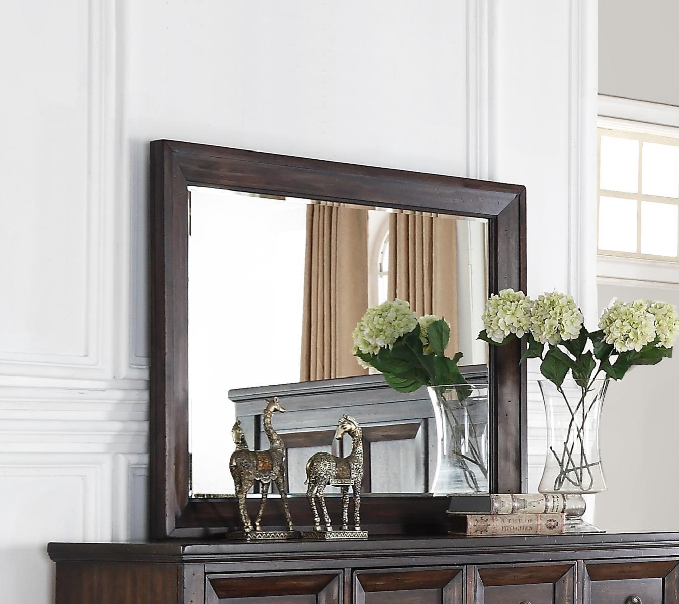 New Classic Sevilla Mirrorr in Walnut - Ideal Furniture (Fresno,CA)