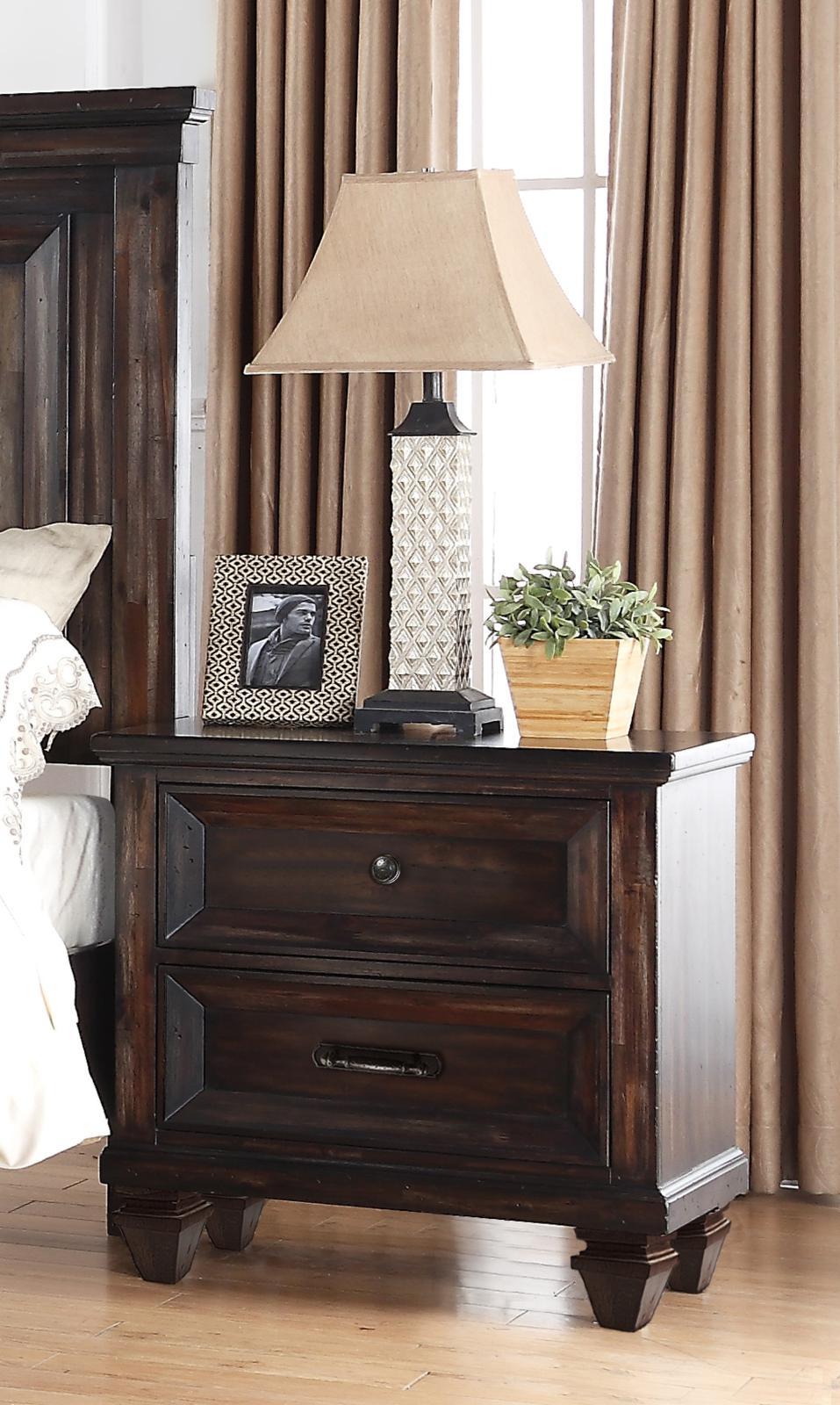 New Classic Sevilla Nightstand in Walnut - Ideal Furniture (Fresno,CA)