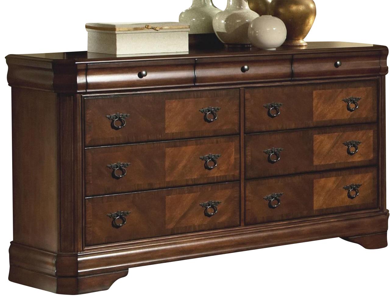 New Classic Sheridan Dresser in Burnished Cherry - Ideal Furniture (Fresno,CA)