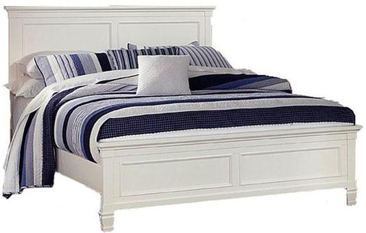 New Classic Tamarack Queen Panel Bed in White - Ideal Furniture (Fresno,CA)