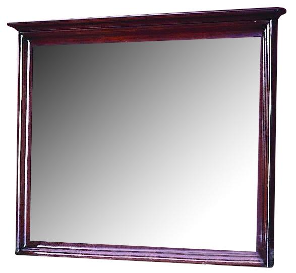 New Classic Versaille Landscape Mirror in Bordeaux - Ideal Furniture (Fresno,CA)