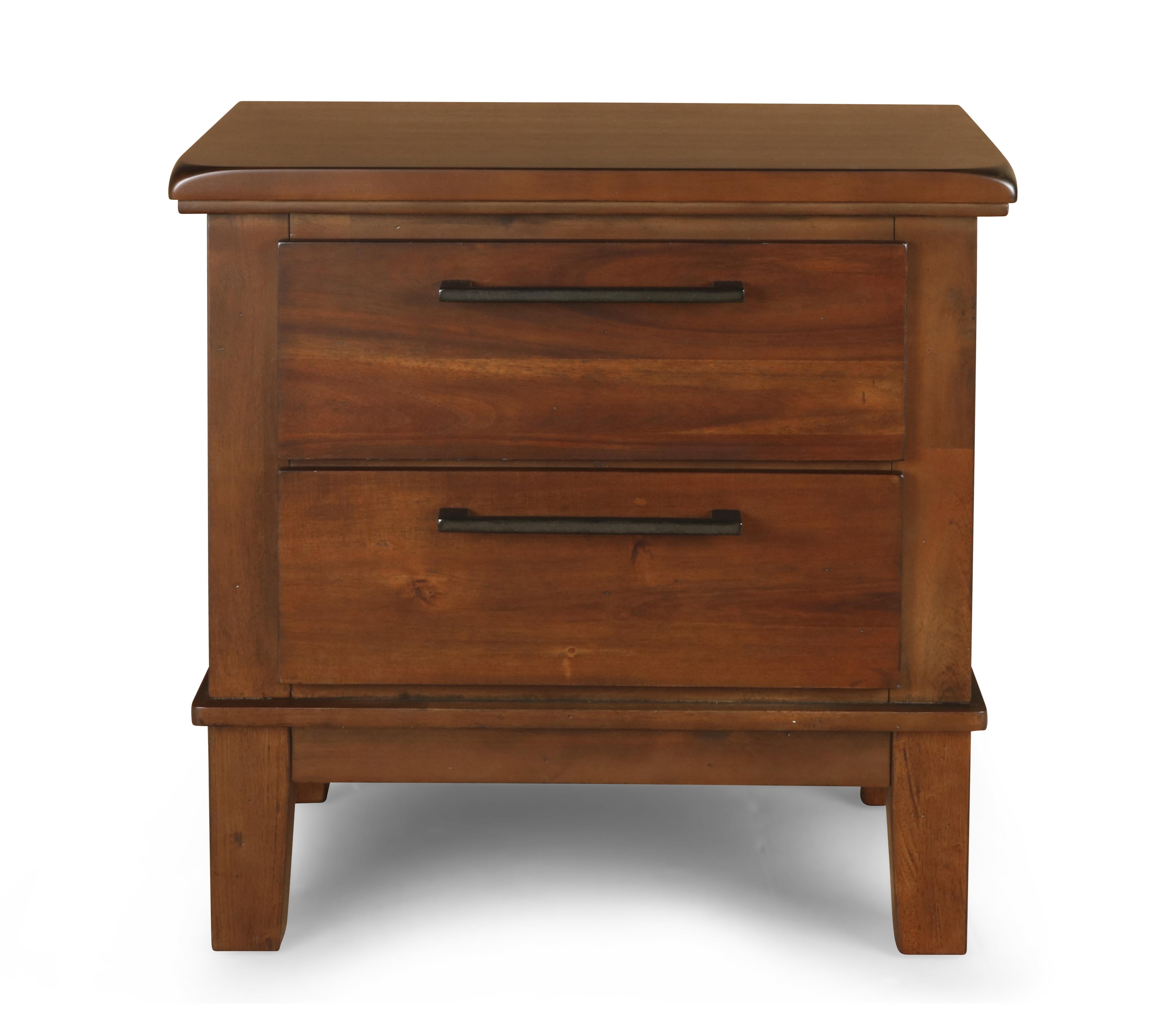 CAGNEY NIGHTSTAND - CHESTNUT - Ideal Furniture (Fresno,CA)