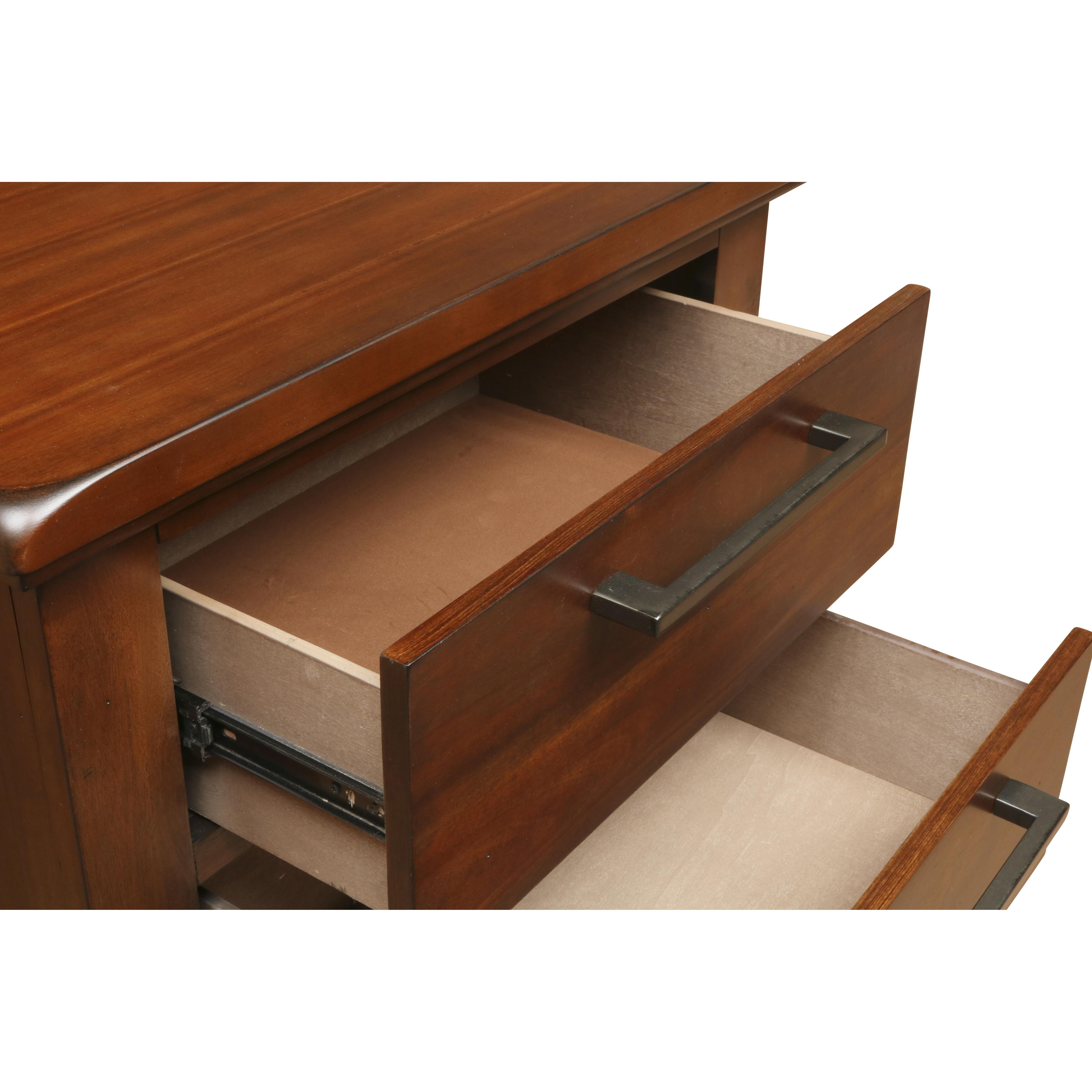 CAGNEY NIGHTSTAND - CHESTNUT - Ideal Furniture (Fresno,CA)