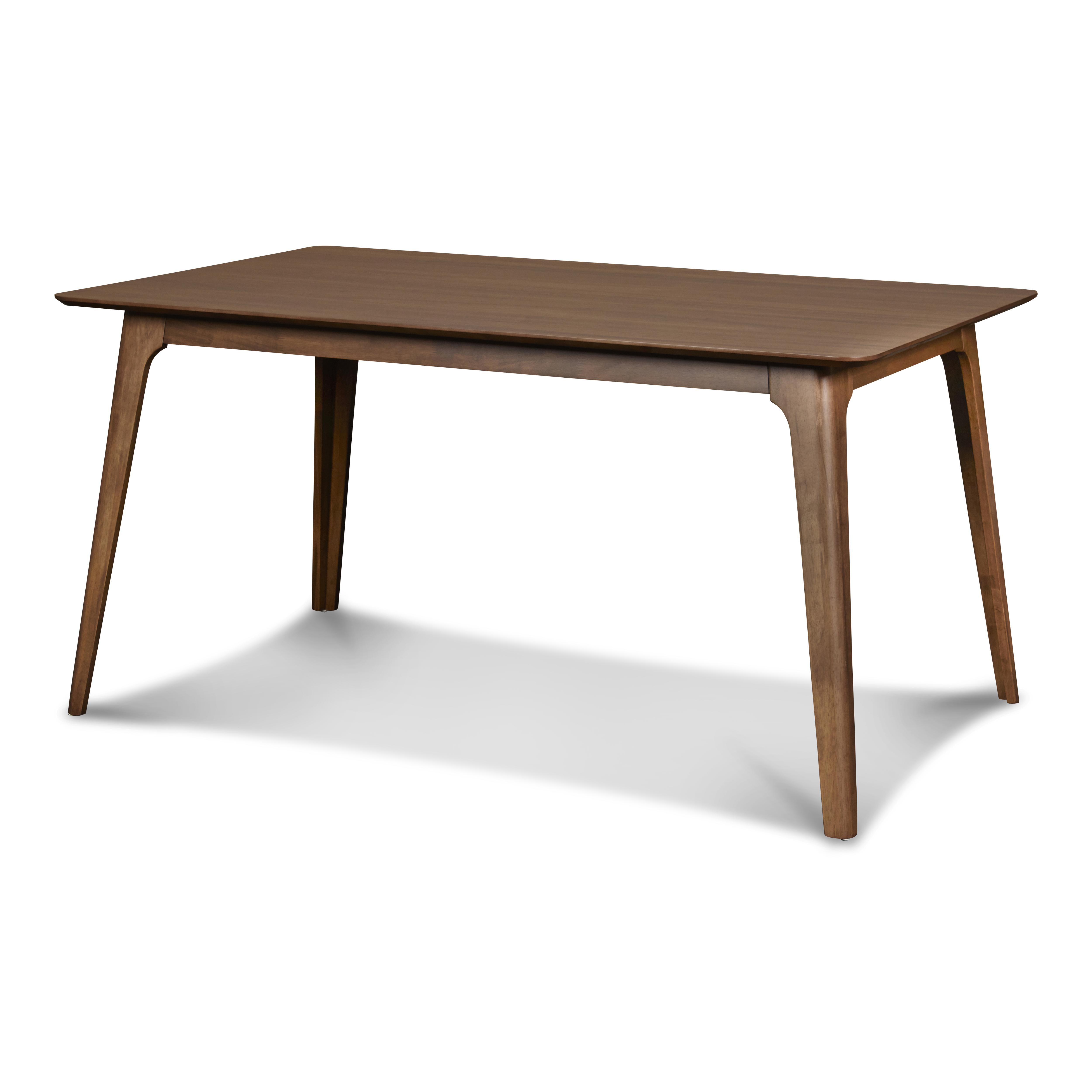 OSCAR 60" RECTANGLE TABLE - WALNUT - Ideal Furniture (Fresno,CA)