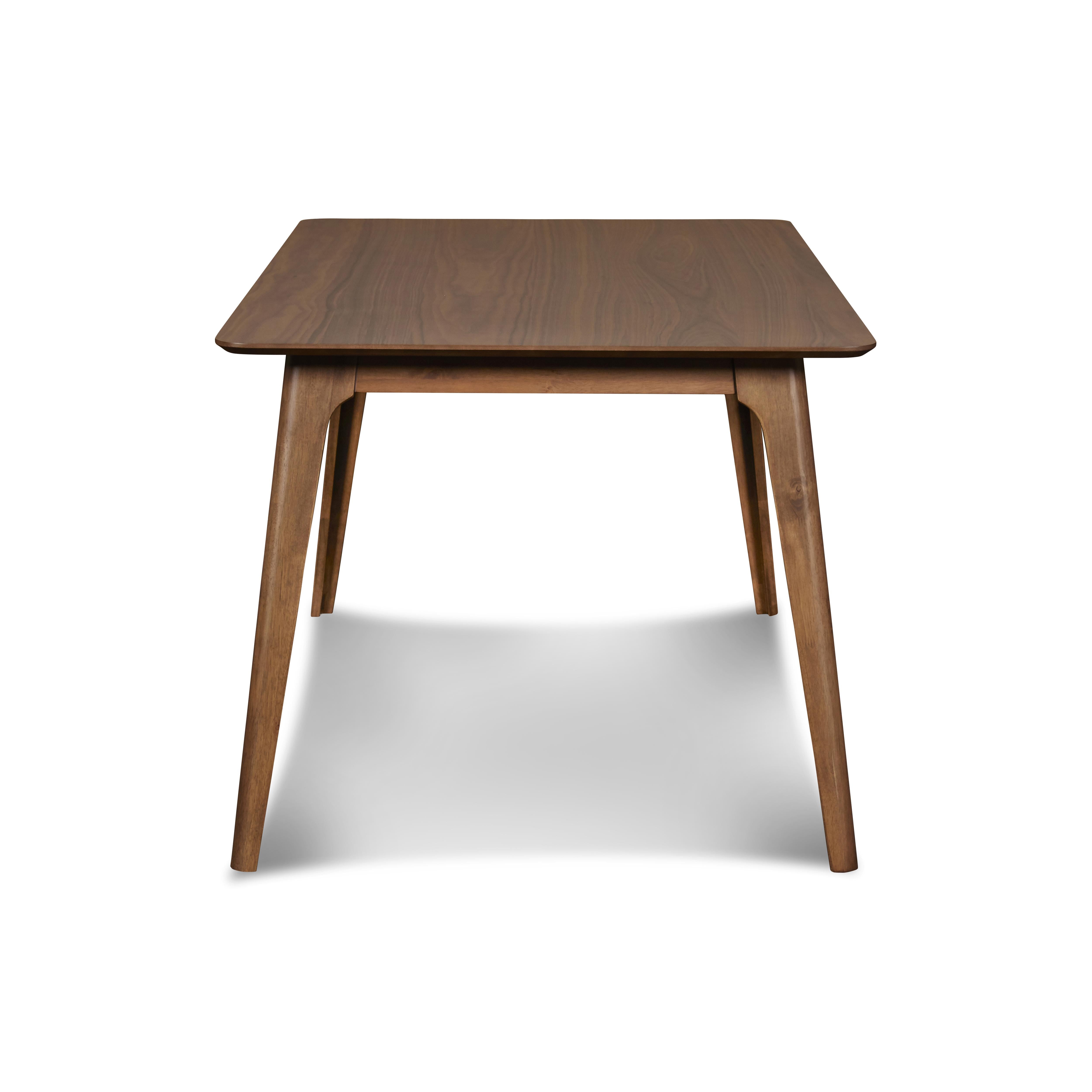 OSCAR 60" RECTANGLE TABLE - WALNUT - Ideal Furniture (Fresno,CA)