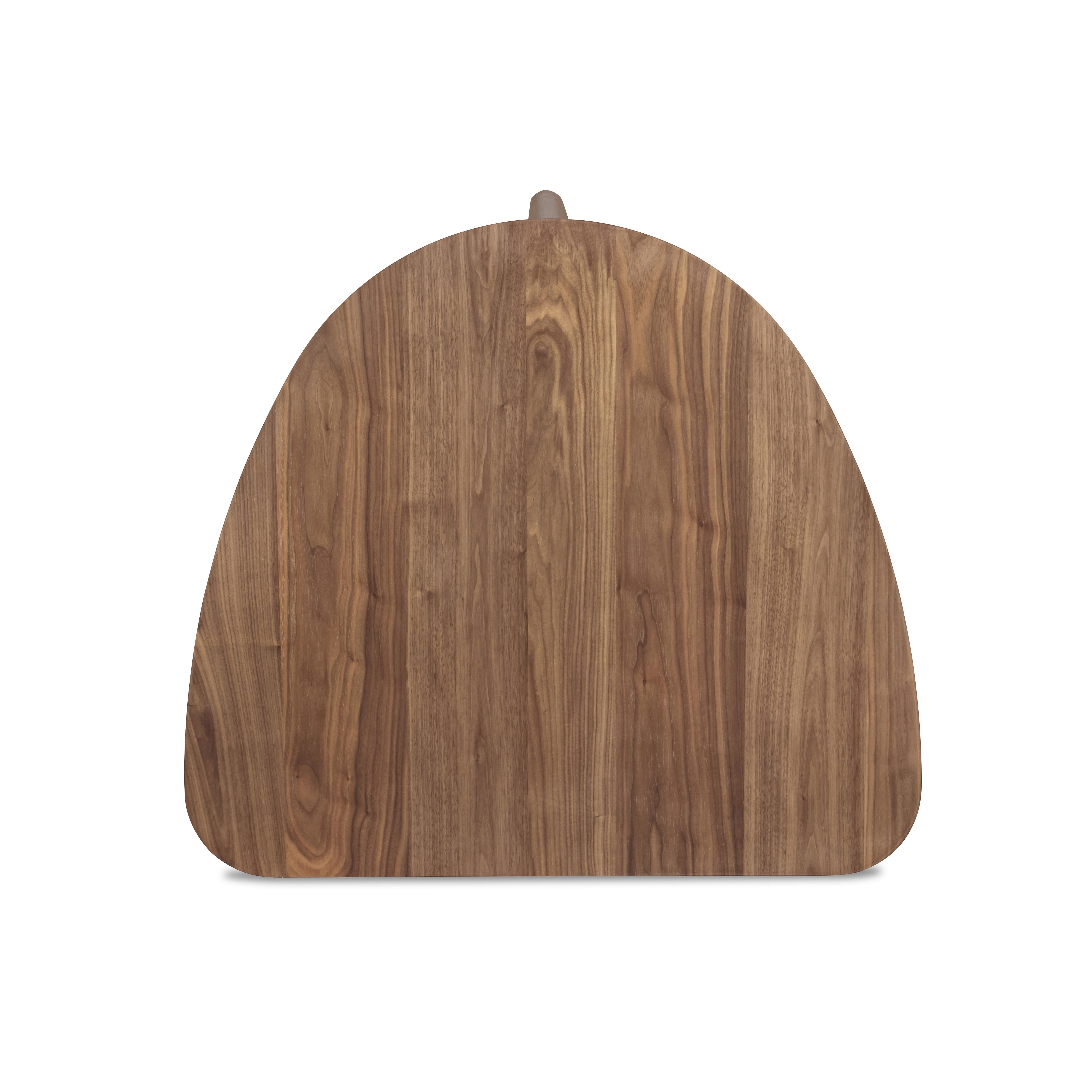 OSCAR CORNER TABLE - WALNUT