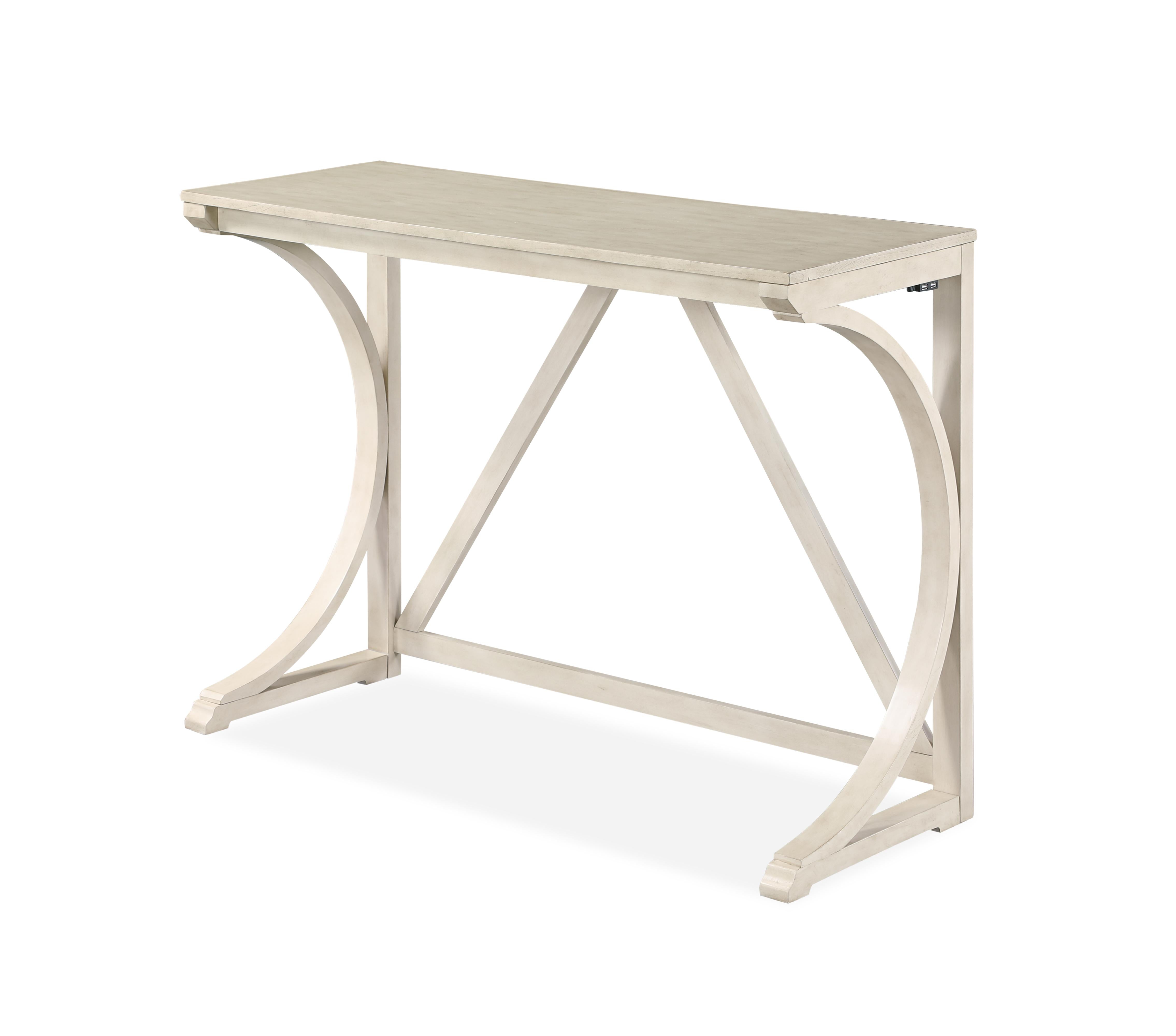 BELLA COUNTER TABLE & 2 STOOLS -2 TONE BISQUE - Ideal Furniture (Fresno,CA)