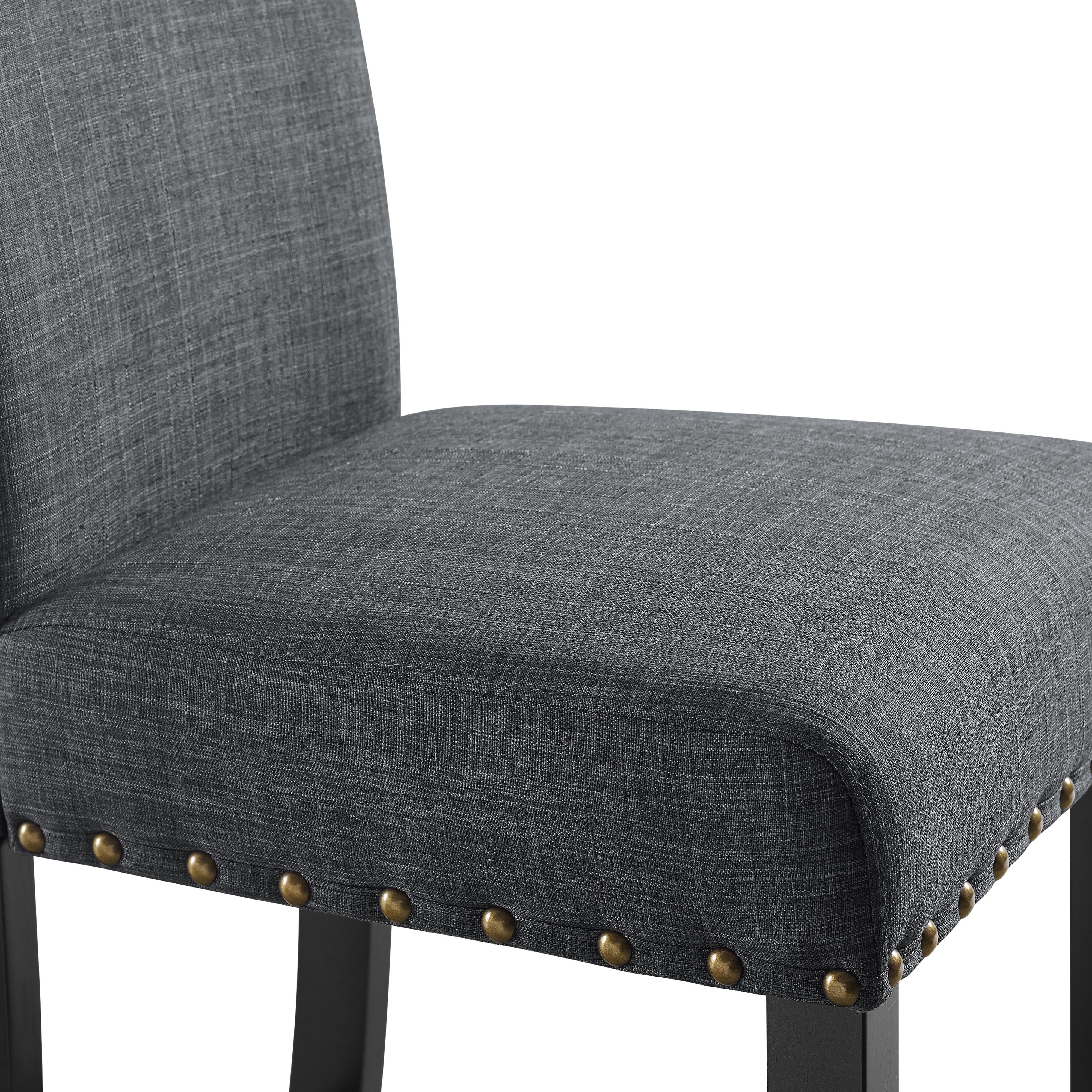 CRISPIN GRANITE GRAY BAR CHAIR- (2/Ctn) - Ideal Furniture (Fresno,CA)