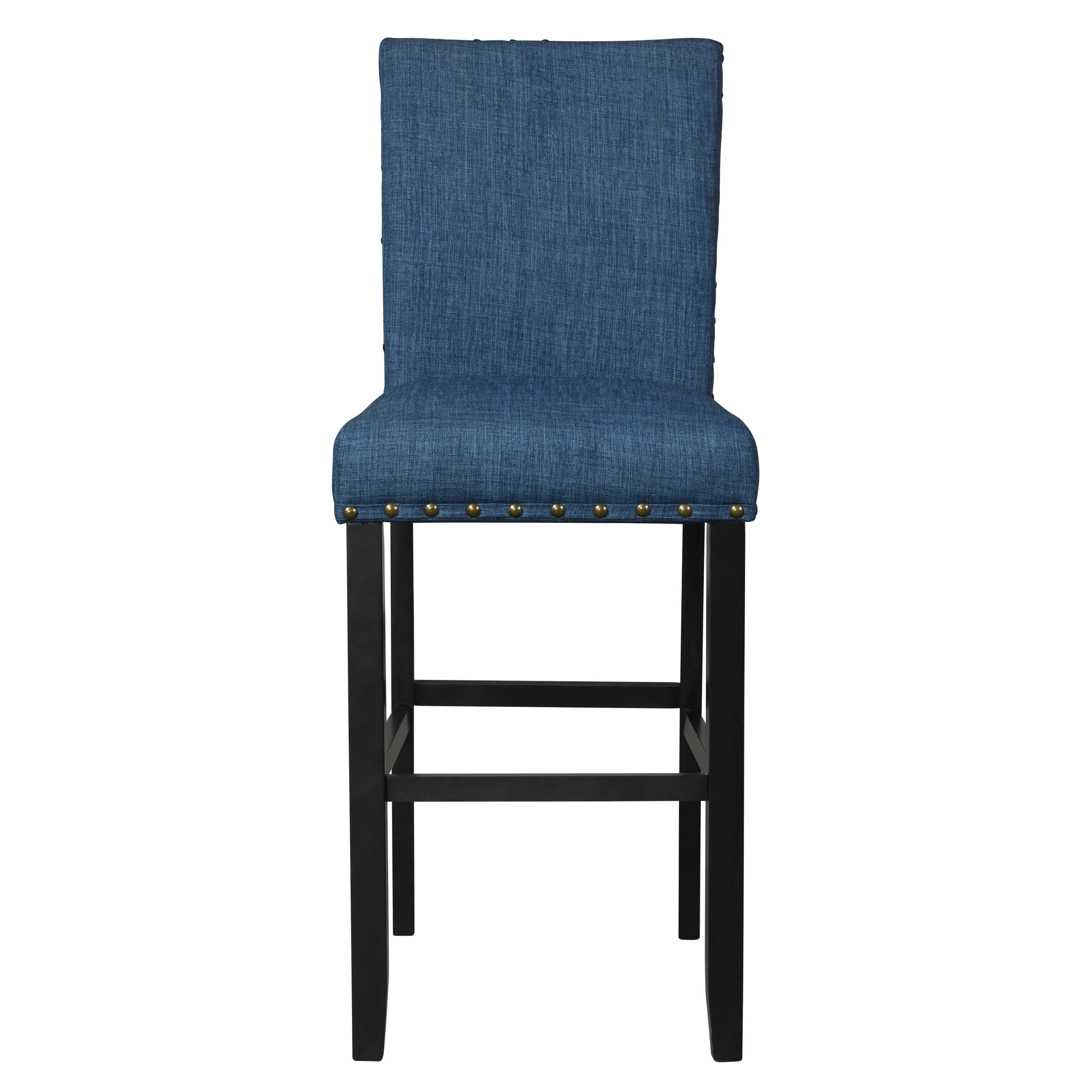 CRISPIN MARINE BLUE BAR CHAIR- (2 /Ctn)