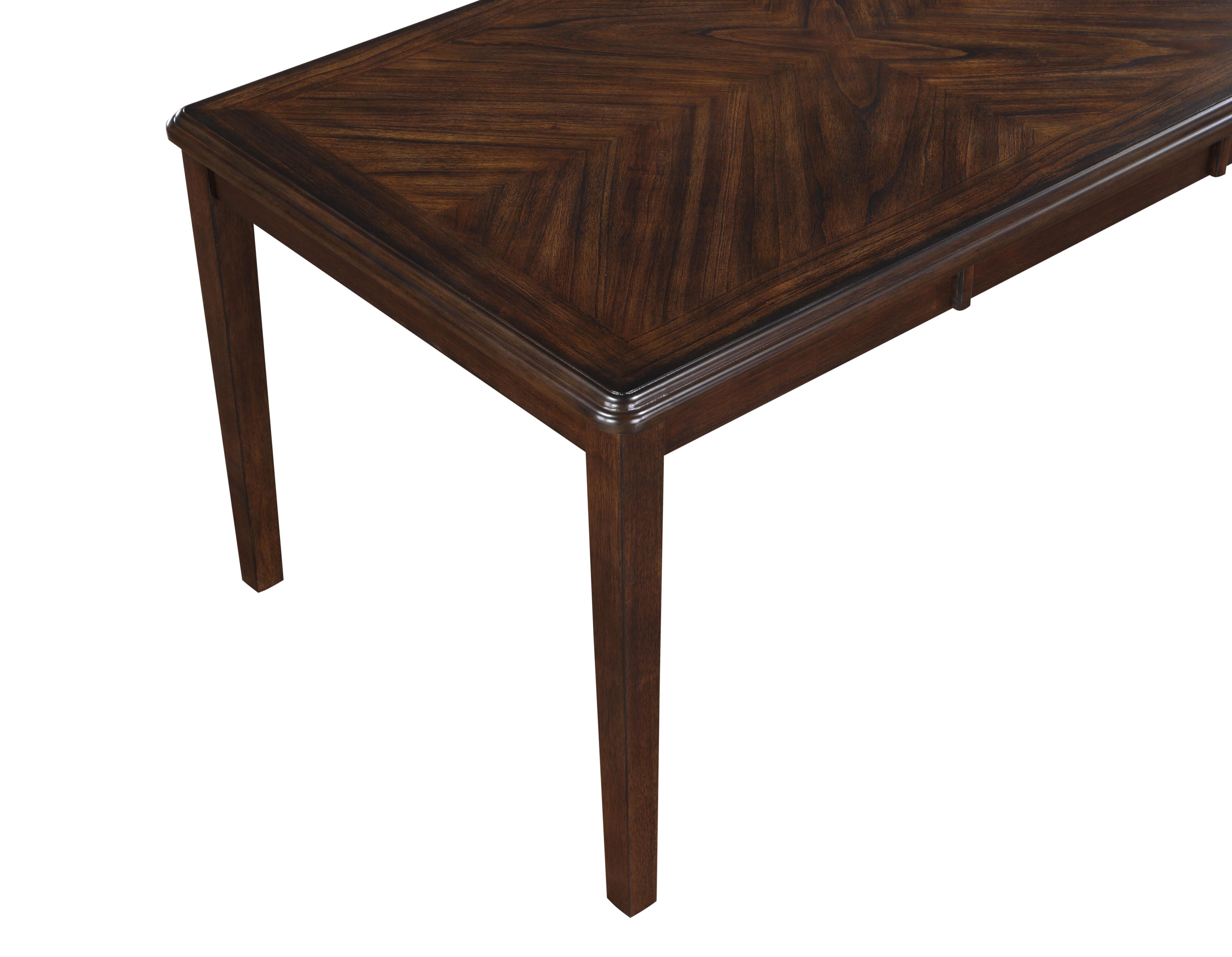 GIA 60" DINING TABLE+CHAIRS (5 PCS/CTN) -CHERRY - Ideal Furniture (Fresno,CA)