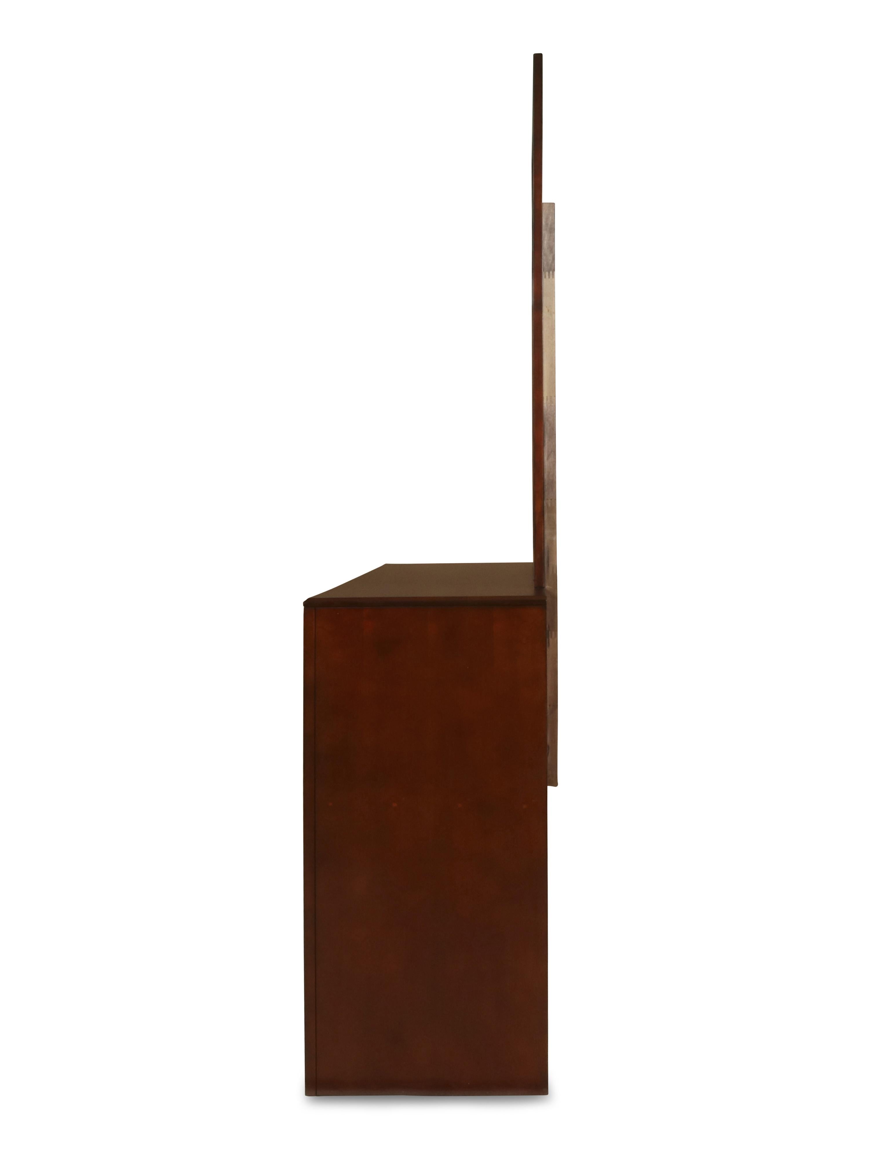 KENSINGTON MIRROR- BURNISHED CHERRY - Ideal Furniture (Fresno,CA)