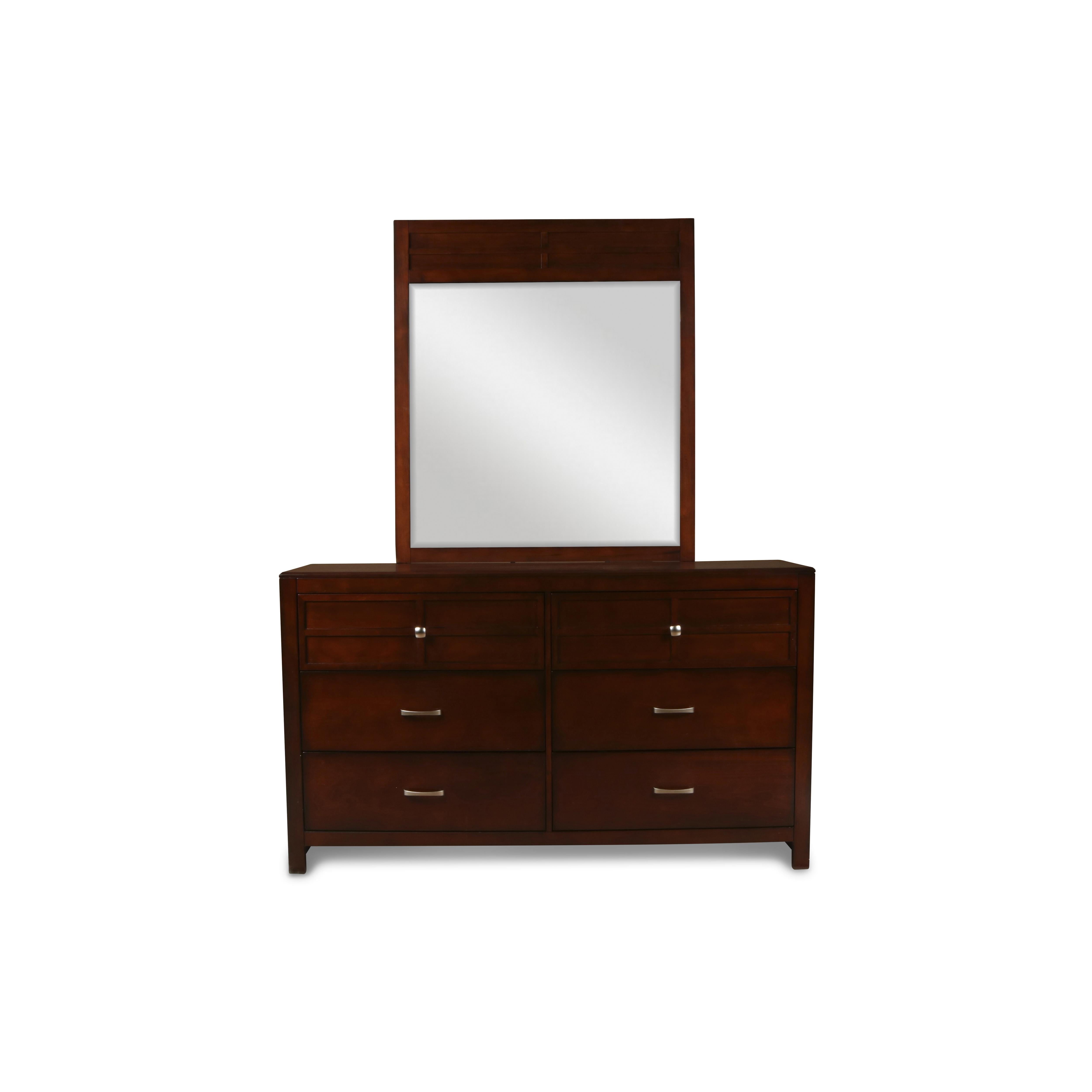 KENSINGTON MIRROR- BURNISHED CHERRY - Ideal Furniture (Fresno,CA)