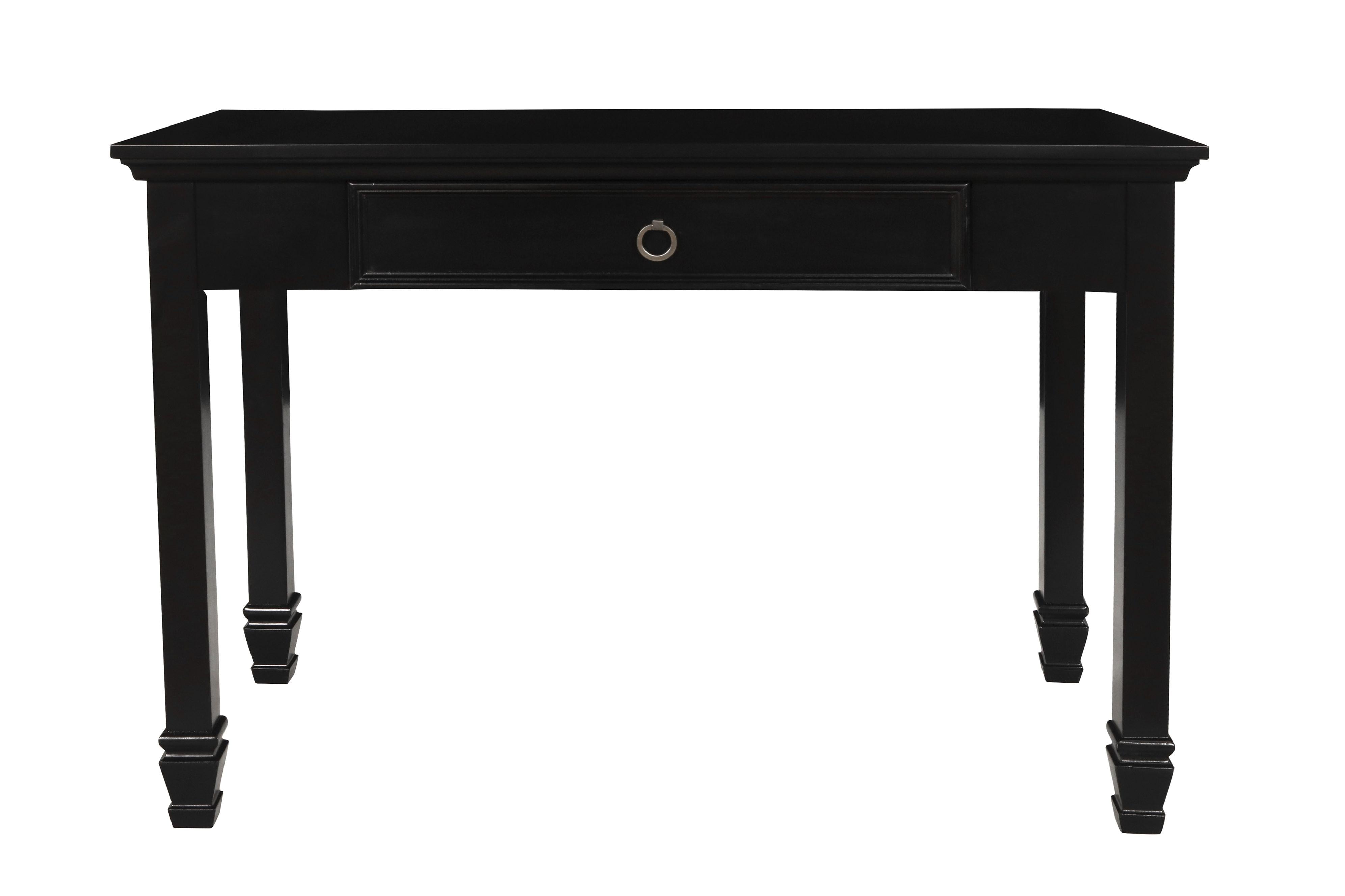 New Classic Furniture Tamarack Desk in Black - Ideal Furniture (Fresno,CA)