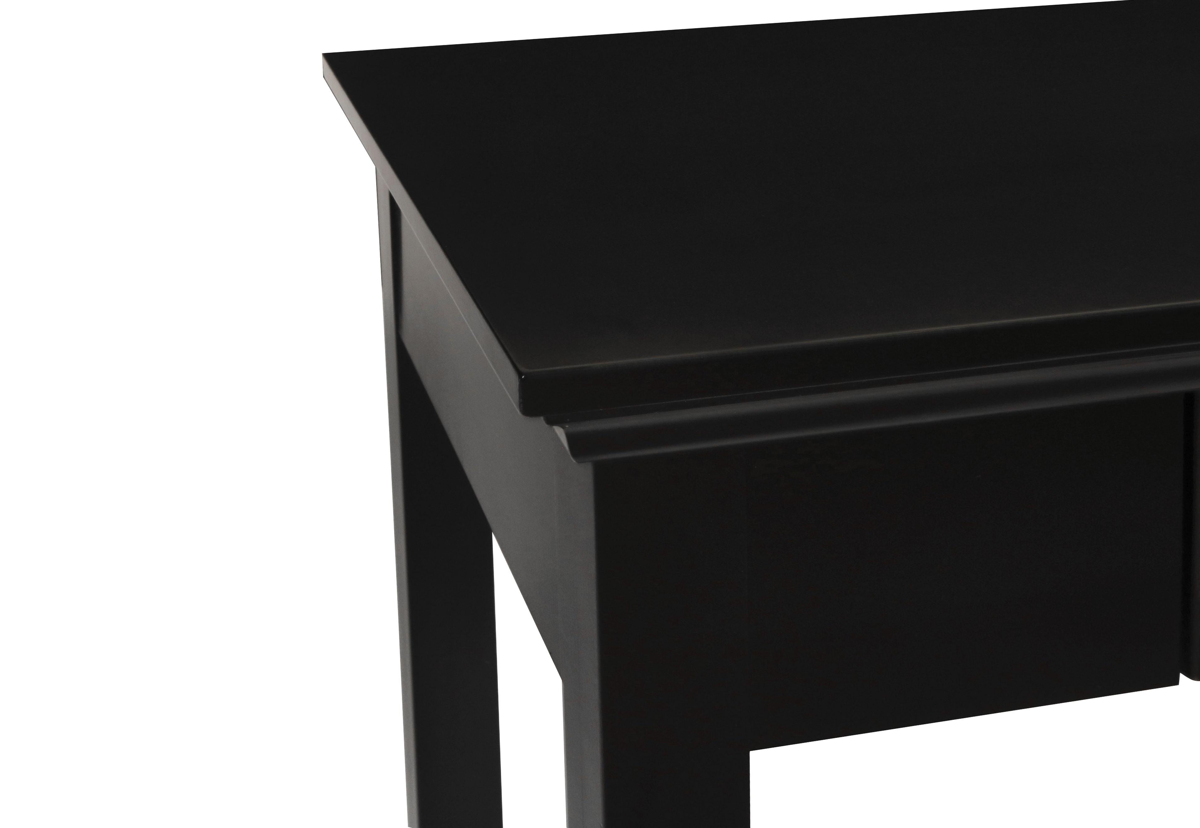New Classic Furniture Tamarack Desk in Black - Ideal Furniture (Fresno,CA)