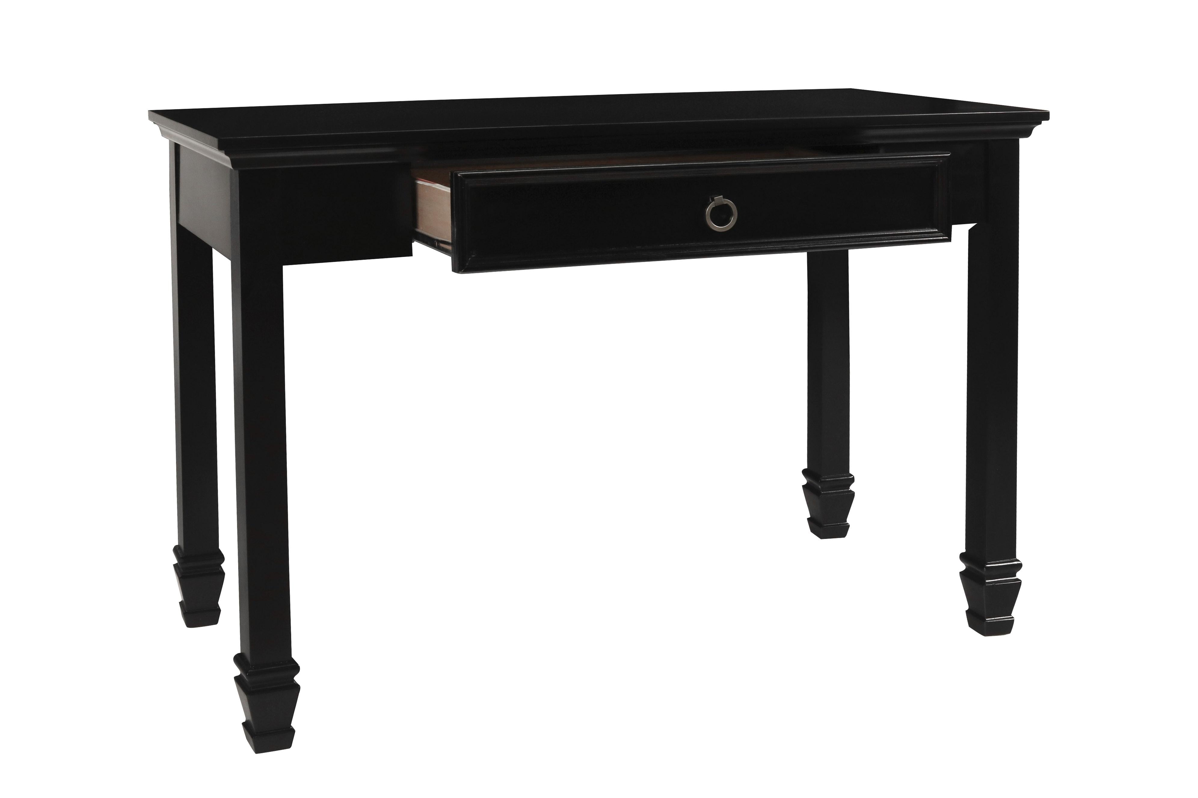 New Classic Furniture Tamarack Desk in Black - Ideal Furniture (Fresno,CA)