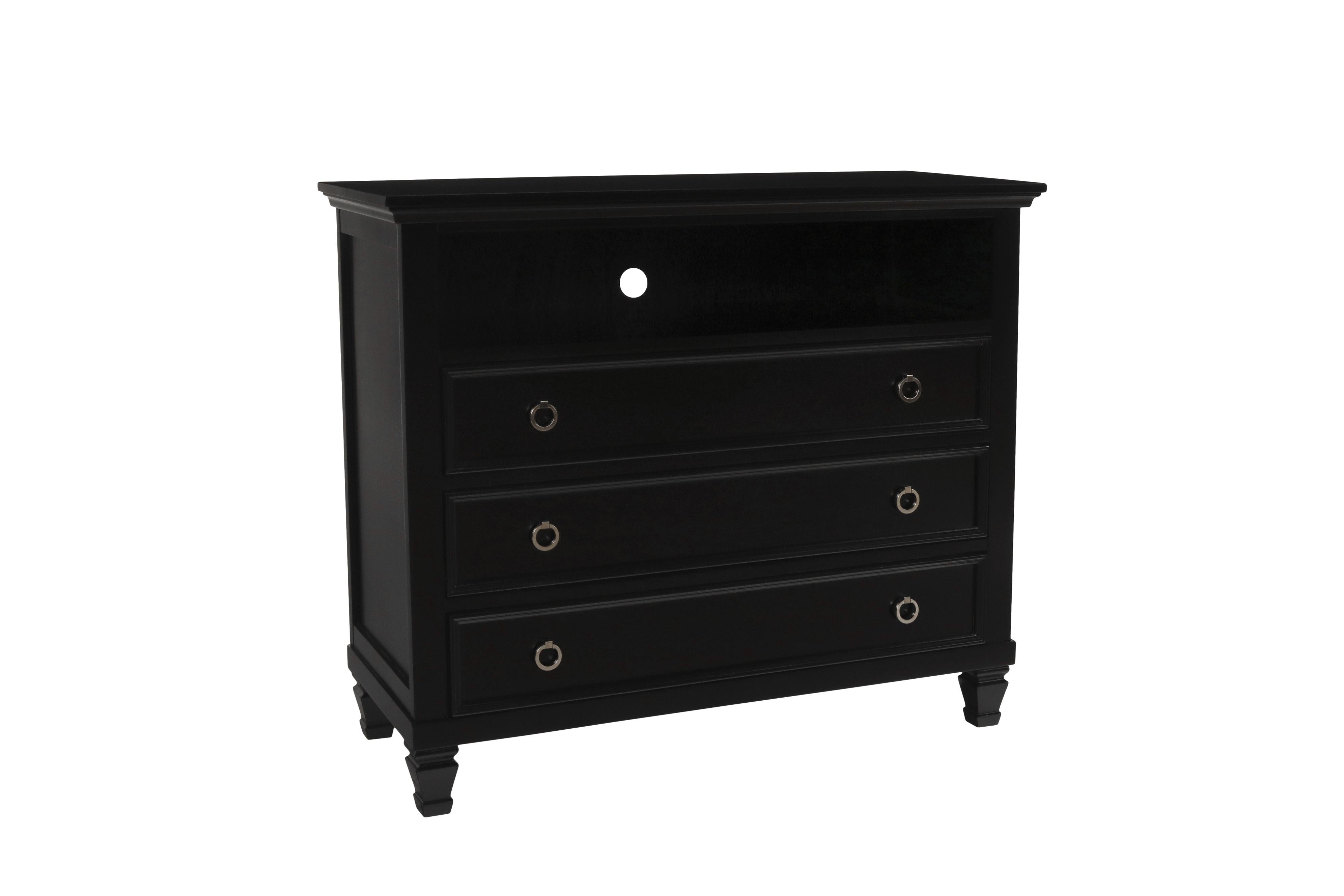 TAMARACK MEDIA CHEST- BLACK